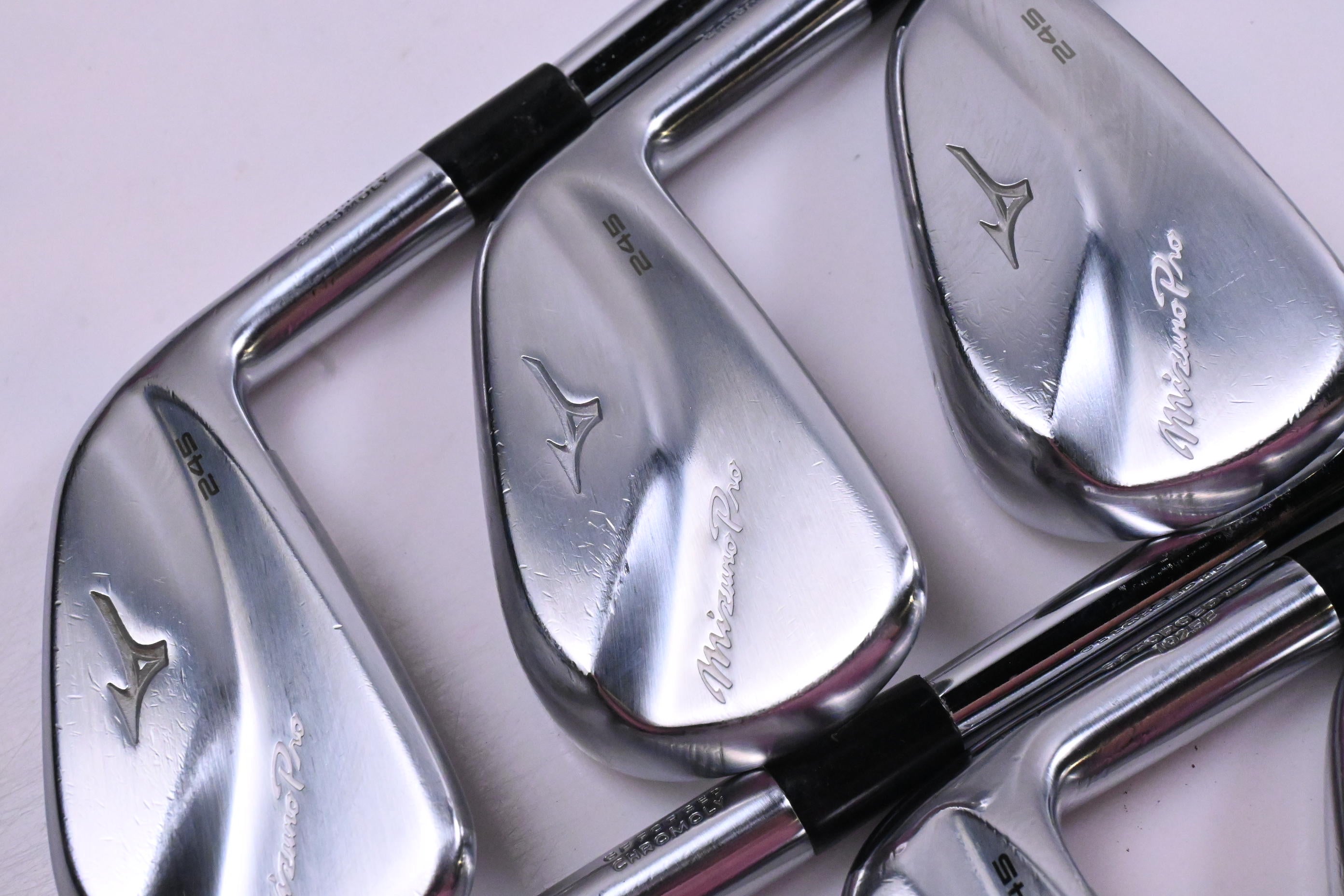 Mizuno Pro 245 Irons / 5-PW+GW / Stiff Flex KBS $-Taper 120 Shafts