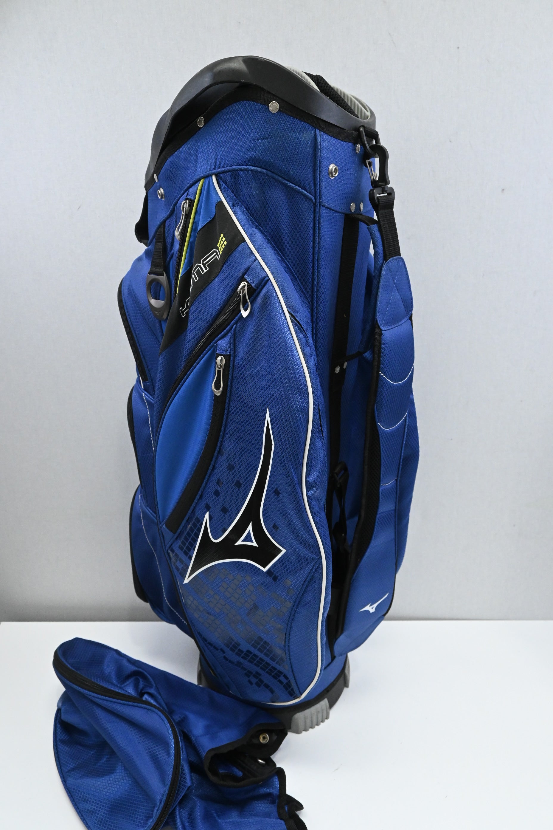 Mizuno Kuma Cart Bag / 14-Way / Blue, Black