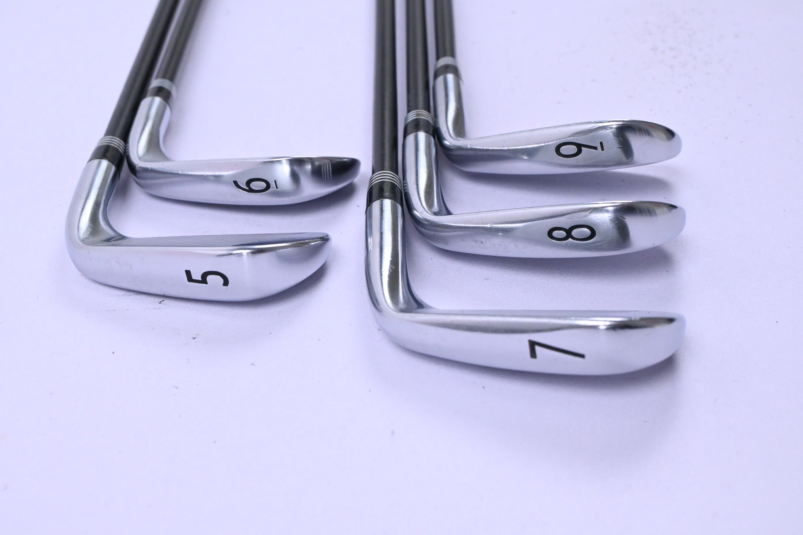 Left Hand Titleist MB 620/CB 620 Combo Irons / 5-9i / Stiff Flex LA Golf Shafts