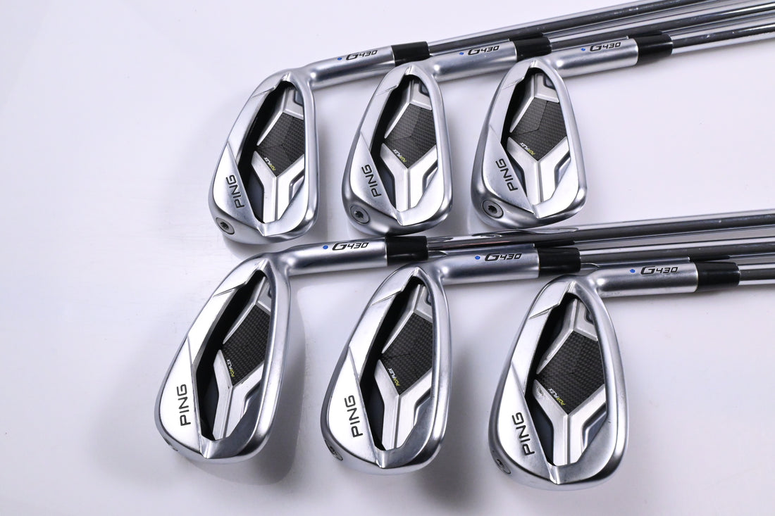 Ping G430 Irons / 5-PW / Blue Dot / Regular Flex Ping AWT 2.0 Shafts