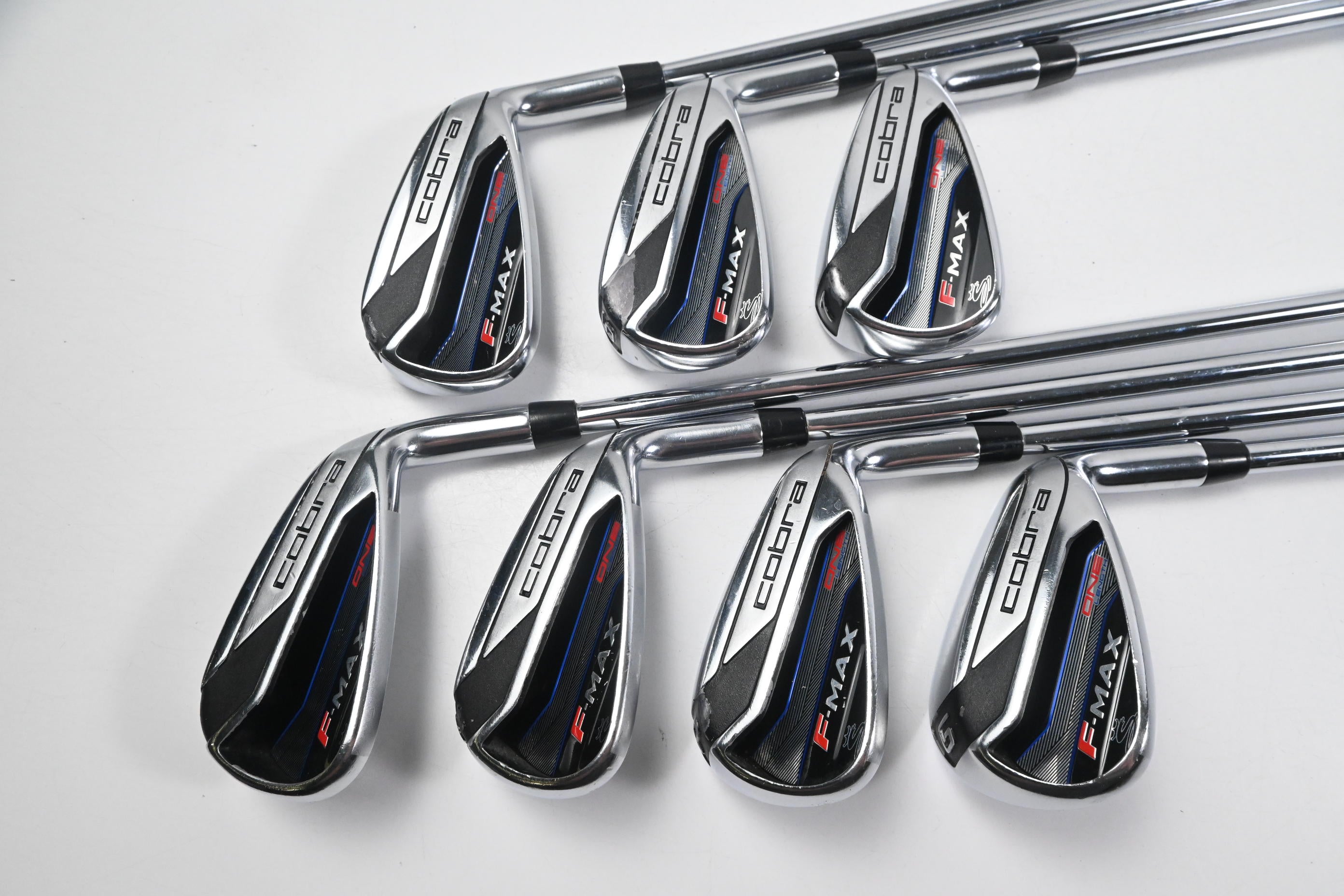 Cobra F-Max One Length Irons / 5-PW+GW / Regular Flex One Super Light Shafts