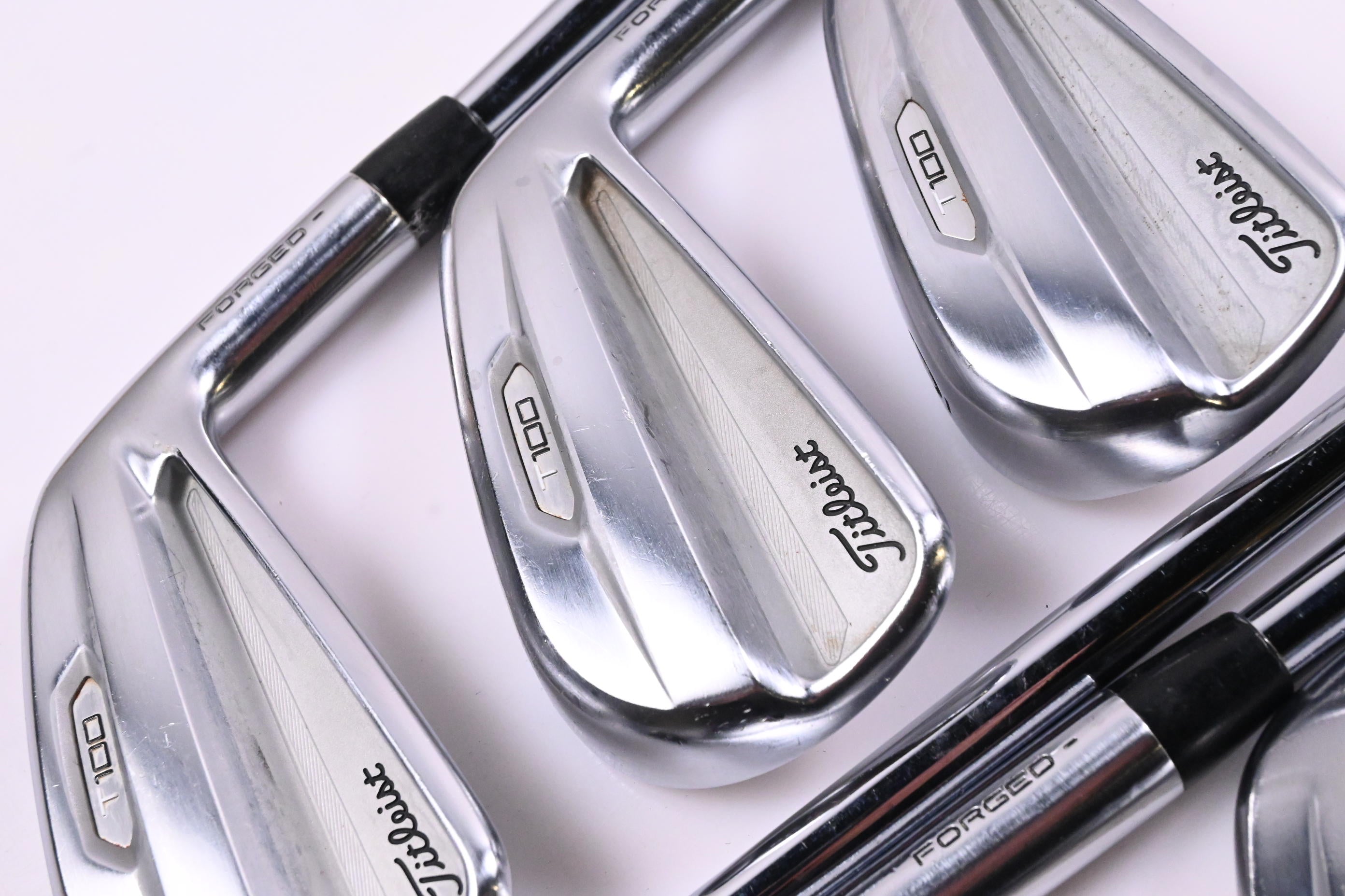 Titleist T100 2021 Irons / 4-PW / Stiff Flex AMT Tour White S300 Shafts
