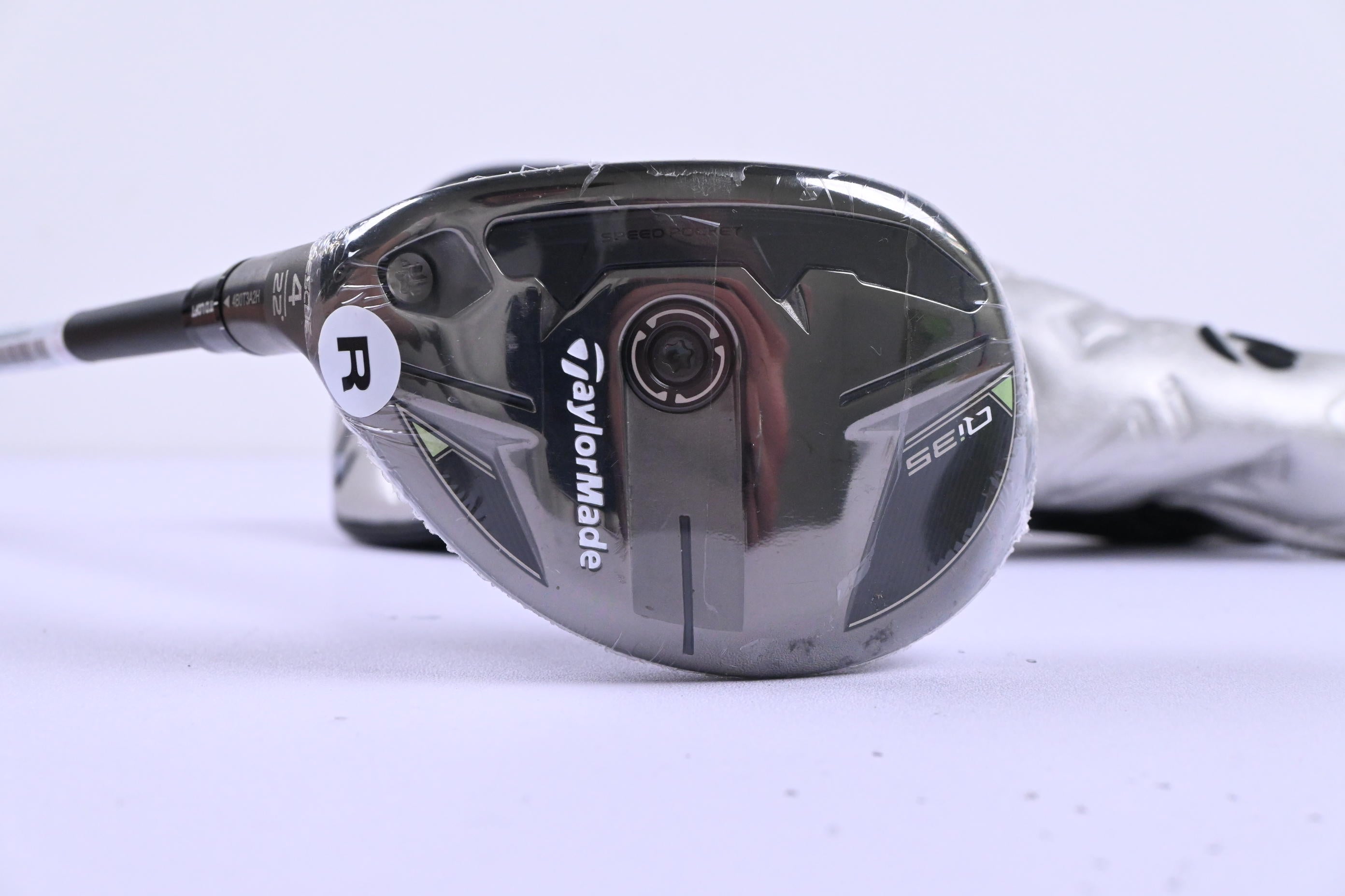 Left Hand Taylormade Qi35 #4 Hybrid / 22 Degree / Regular Flex Ventus Blue 6