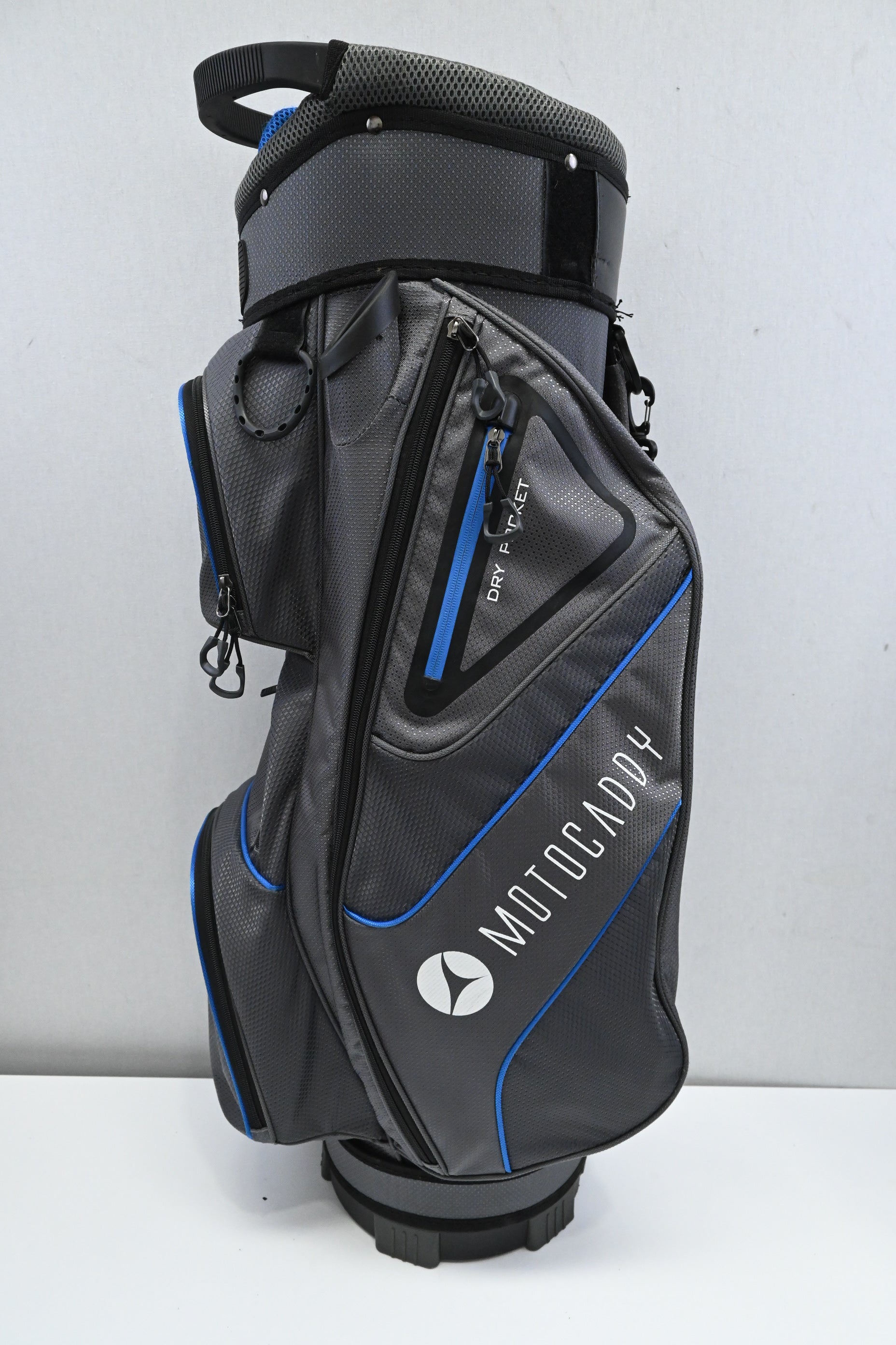 Motocaddy Club Series Cart Bag / 14-Way / Grey, Blue