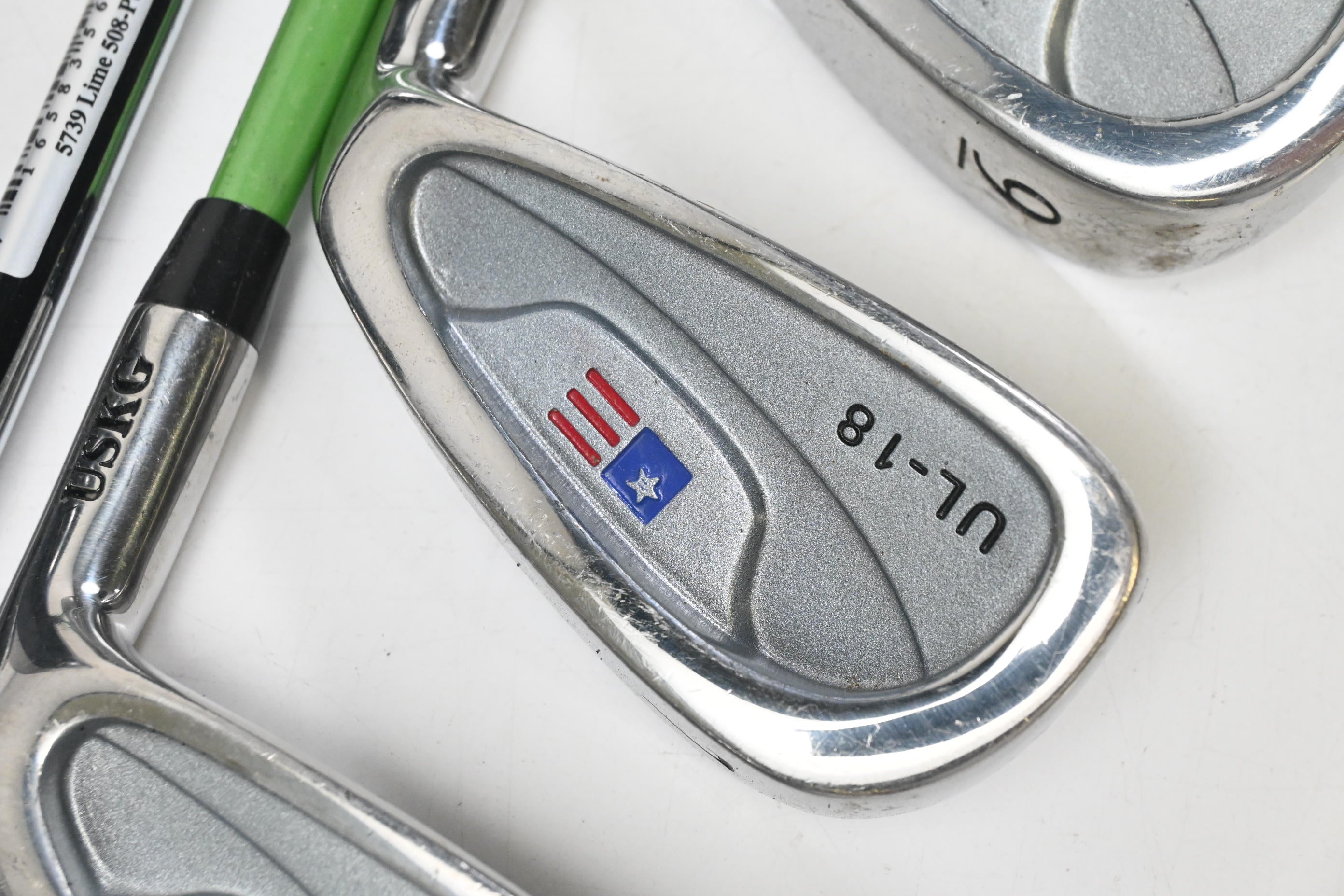 Junior US Kids UL-18 Package Set / Woods, Irons, Putter, Bag