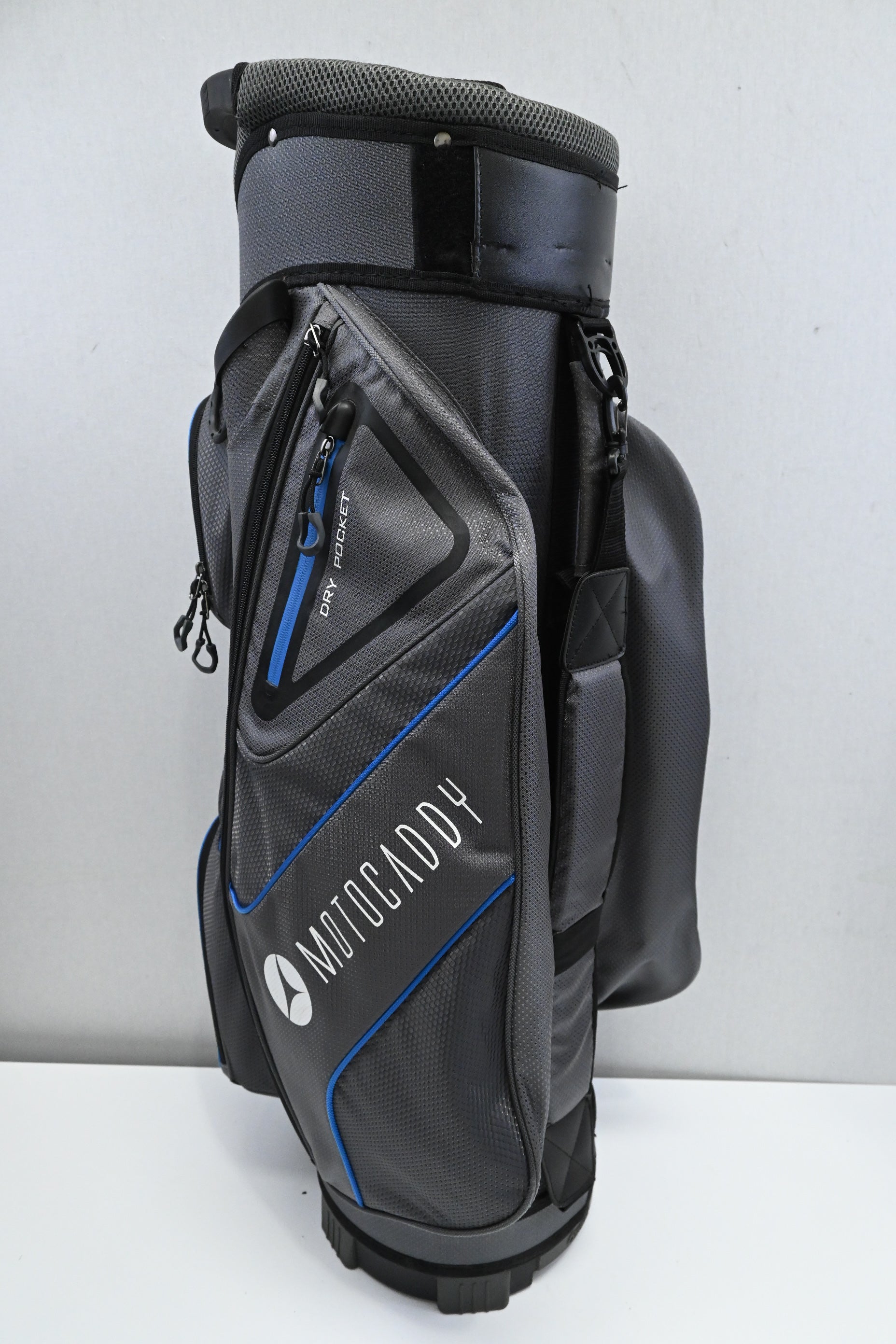 Motocaddy Club Series Cart Bag / 14-Way / Grey, Blue