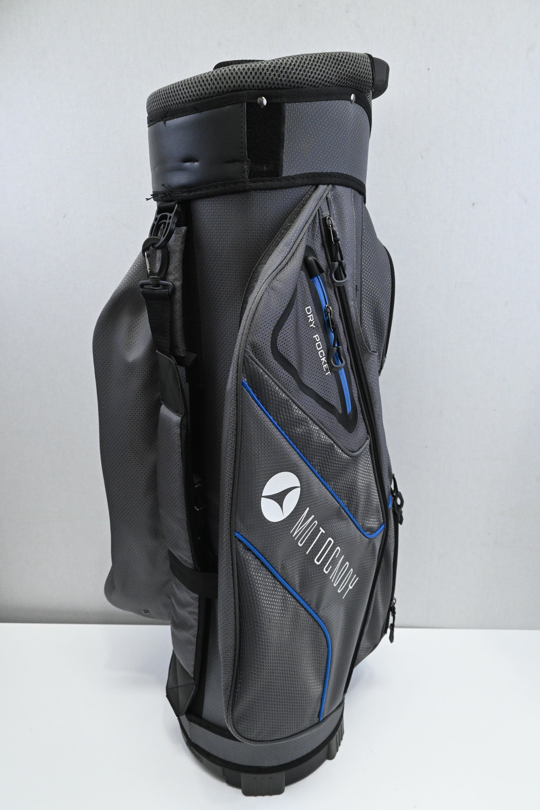 Motocaddy Club Series Cart Bag / 14-Way / Grey, Blue