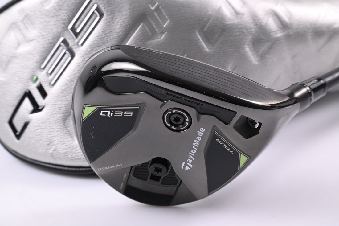 Taylormade Qi35 Tour #3 Wood / 15 Degree / Stiff Flex Kai'li Dark Waves Blue 75