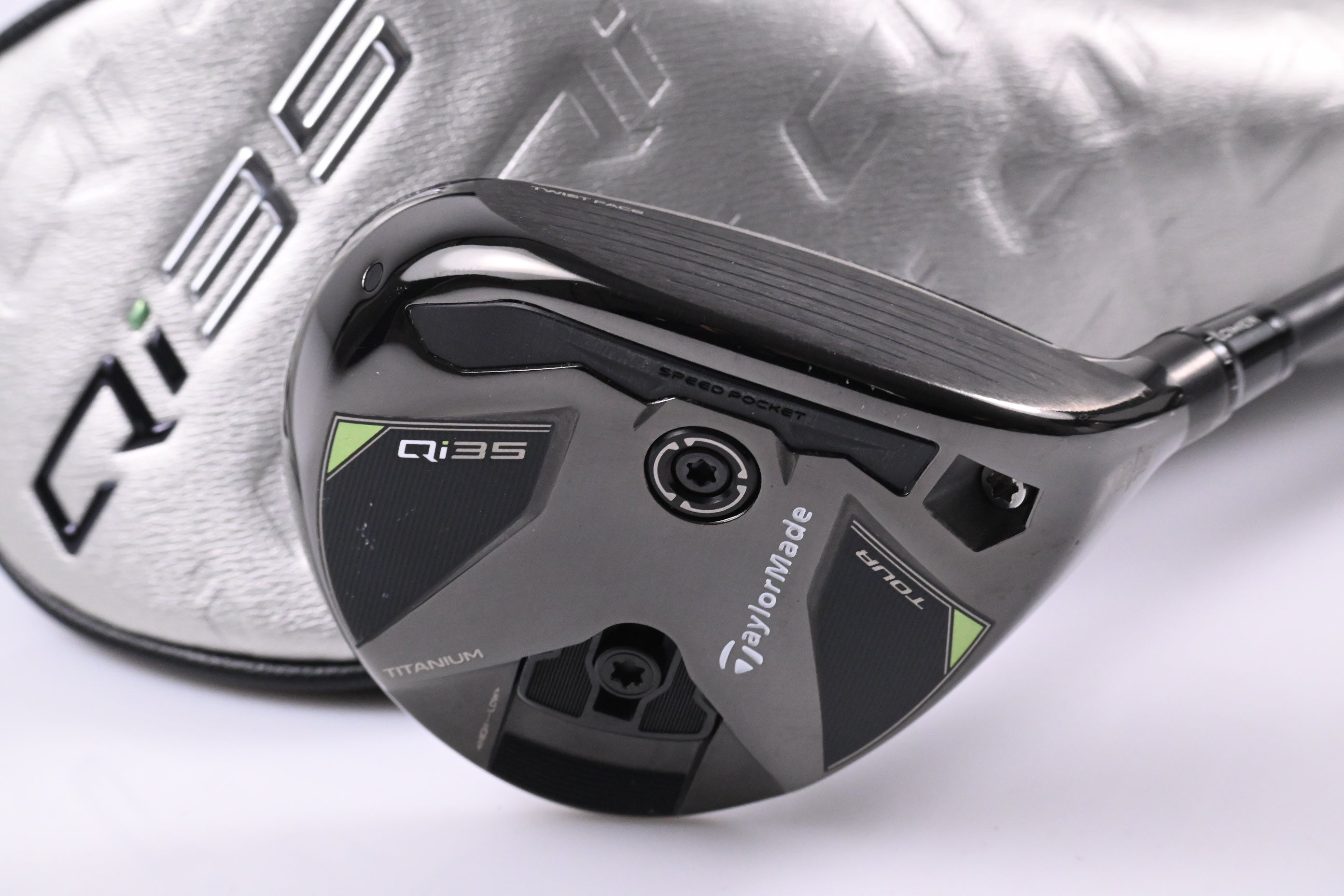 Taylormade Qi35 Tour #3 Wood / 15 Degree / Stiff Flex Kai'li Dark Waves Blue 75