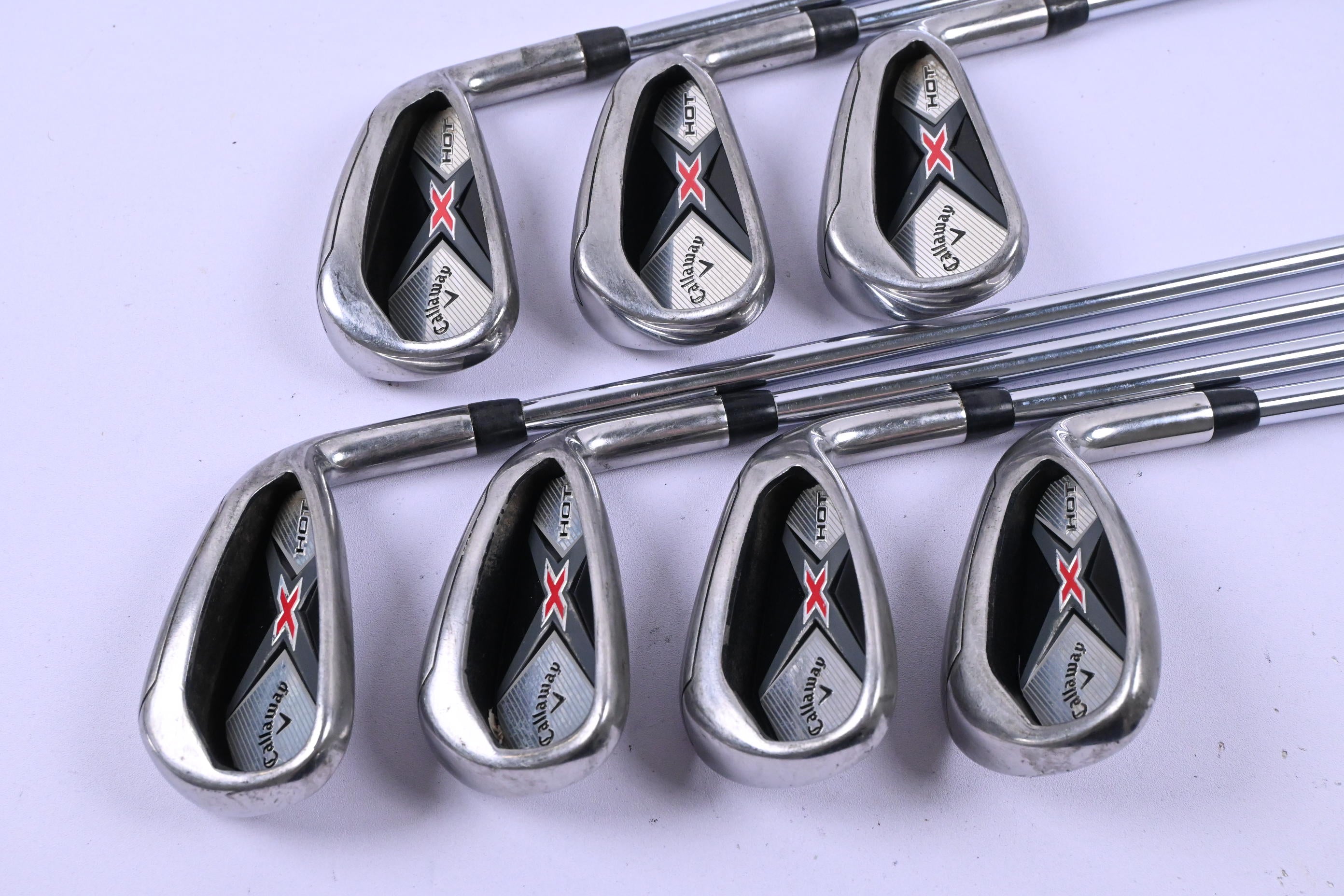 Callaway X Hot Irons / 5-PW / Regular Flex True Temper XP 85 R300 Shafts