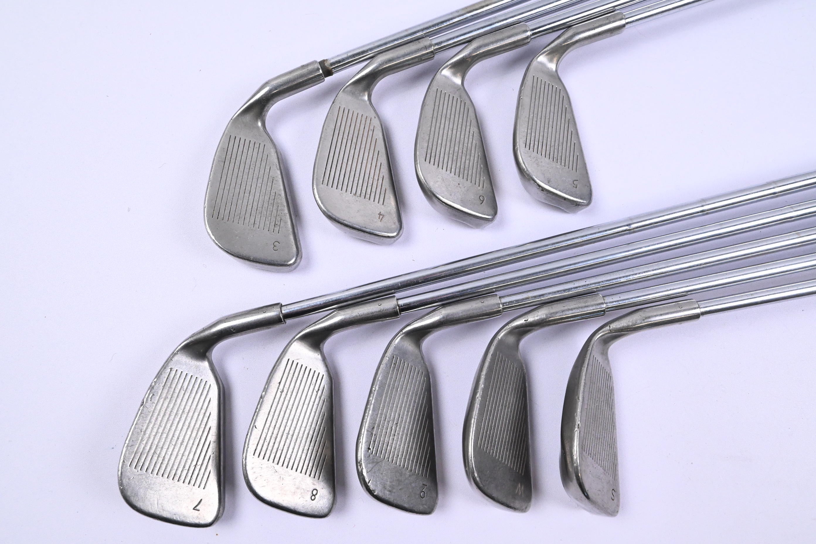 Left Hand Ping Zing Irons / 3-PW+SW / Red Dot / Stiff Flex Ping JZ Shafts