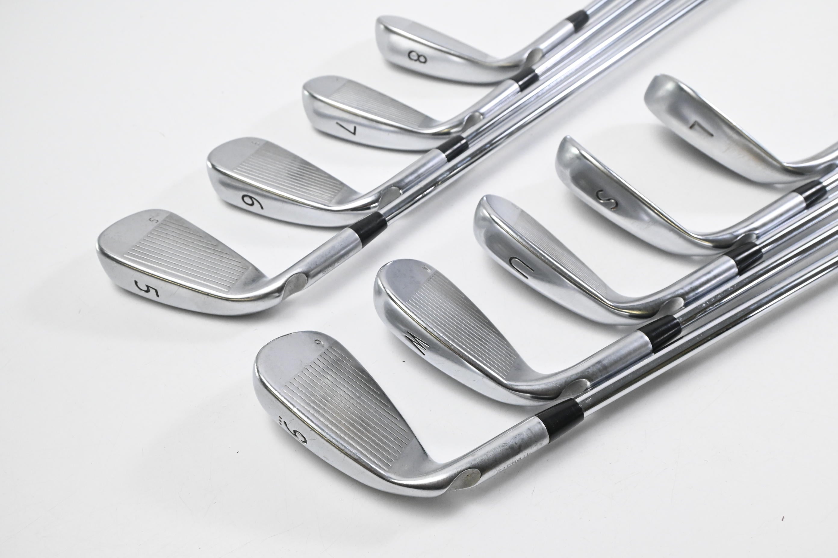 Ping G400 Irons / 5-PW+GW+SW+LW / Green Dot / Regular Flex Ping AWT 2.0 Shafts
