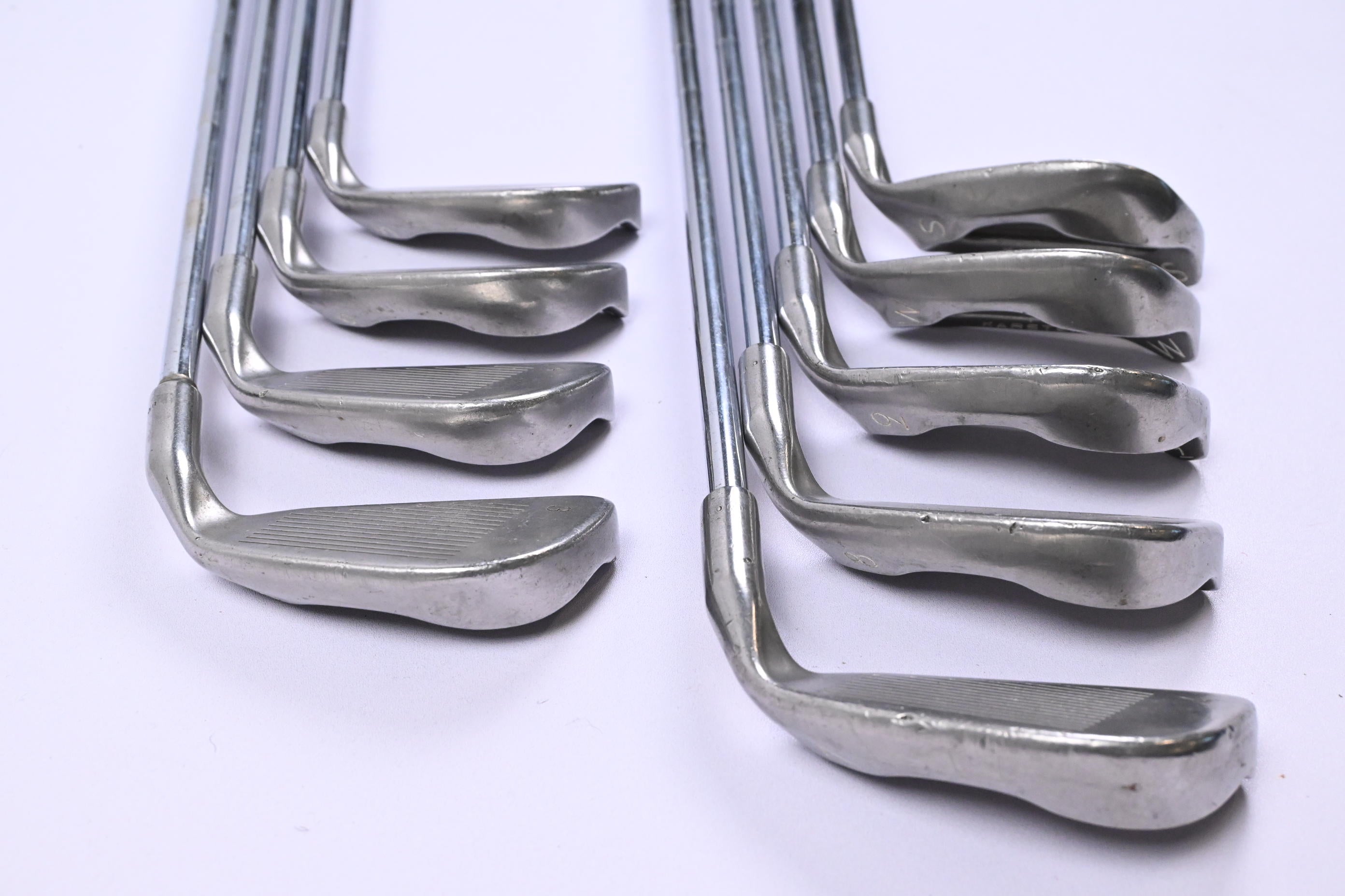 Left Hand Ping Zing Irons / 3-PW+SW / Red Dot / Stiff Flex Ping JZ Shafts