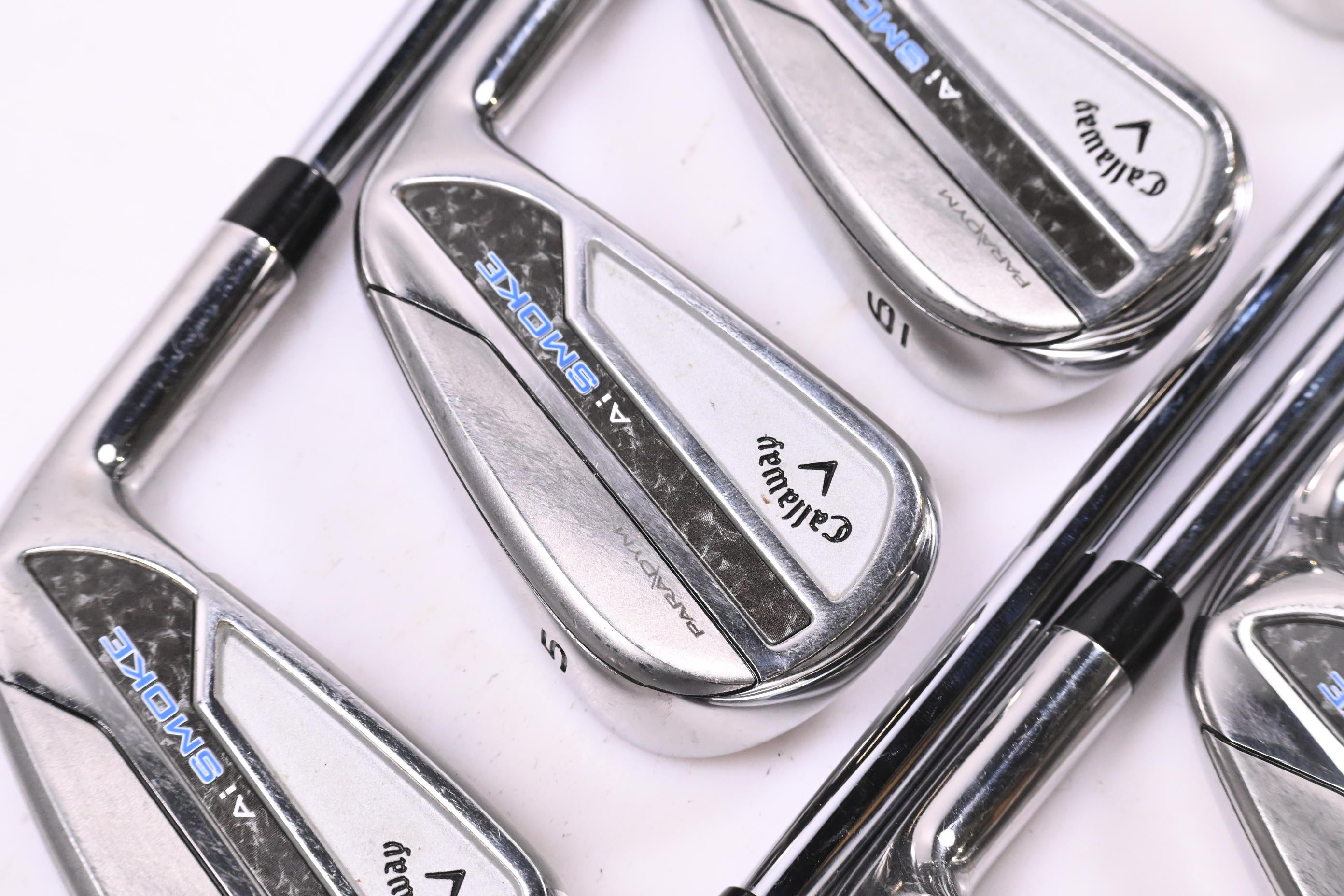 Callaway Paradym Ai Smoke Irons / 4-PW+AW+GW / Regular Flex Elevate MPH 85