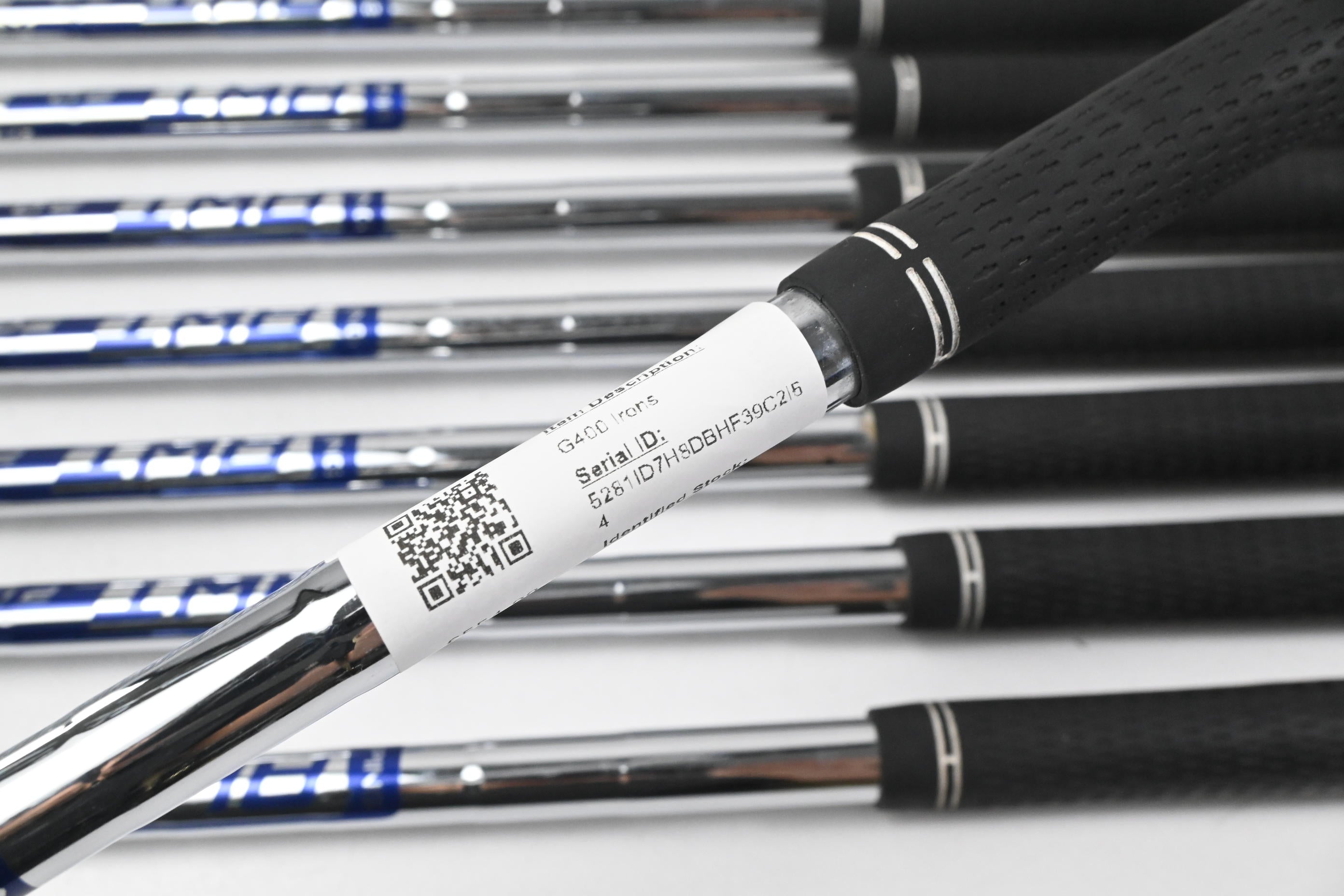 Ping G400 Irons / 5-PW+GW+SW+LW / Green Dot / Regular Flex Ping AWT 2.0 Shafts