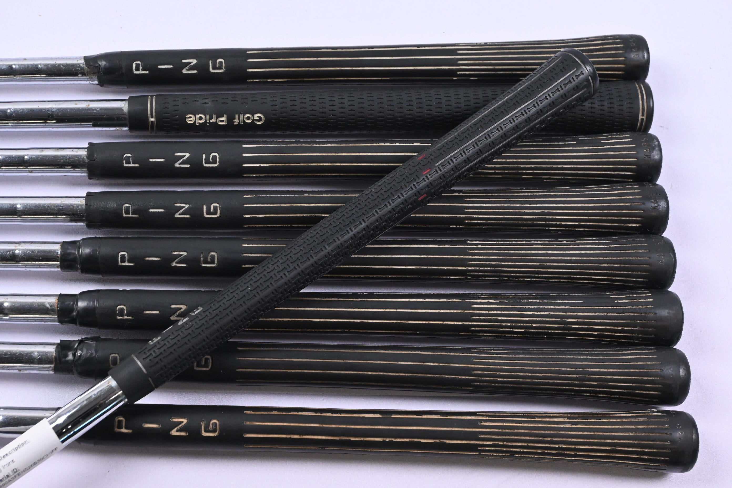 Left Hand Ping Zing Irons / 3-PW+SW / Red Dot / Stiff Flex Ping JZ Shafts