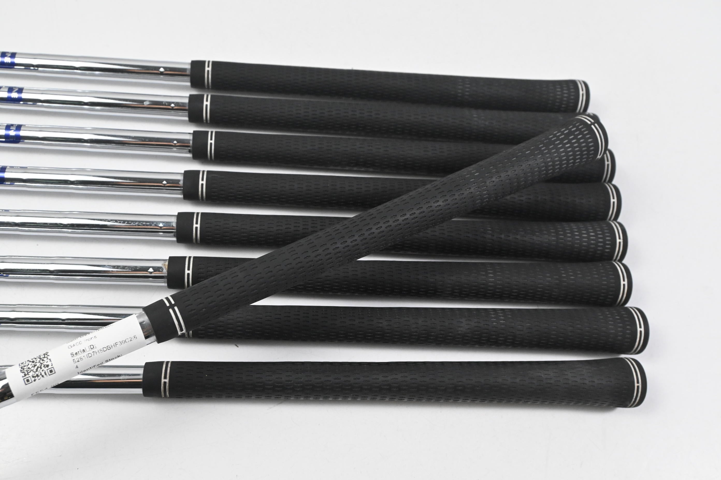 Ping G400 Irons / 5-PW+GW+SW+LW / Green Dot / Regular Flex Ping AWT 2.0 Shafts