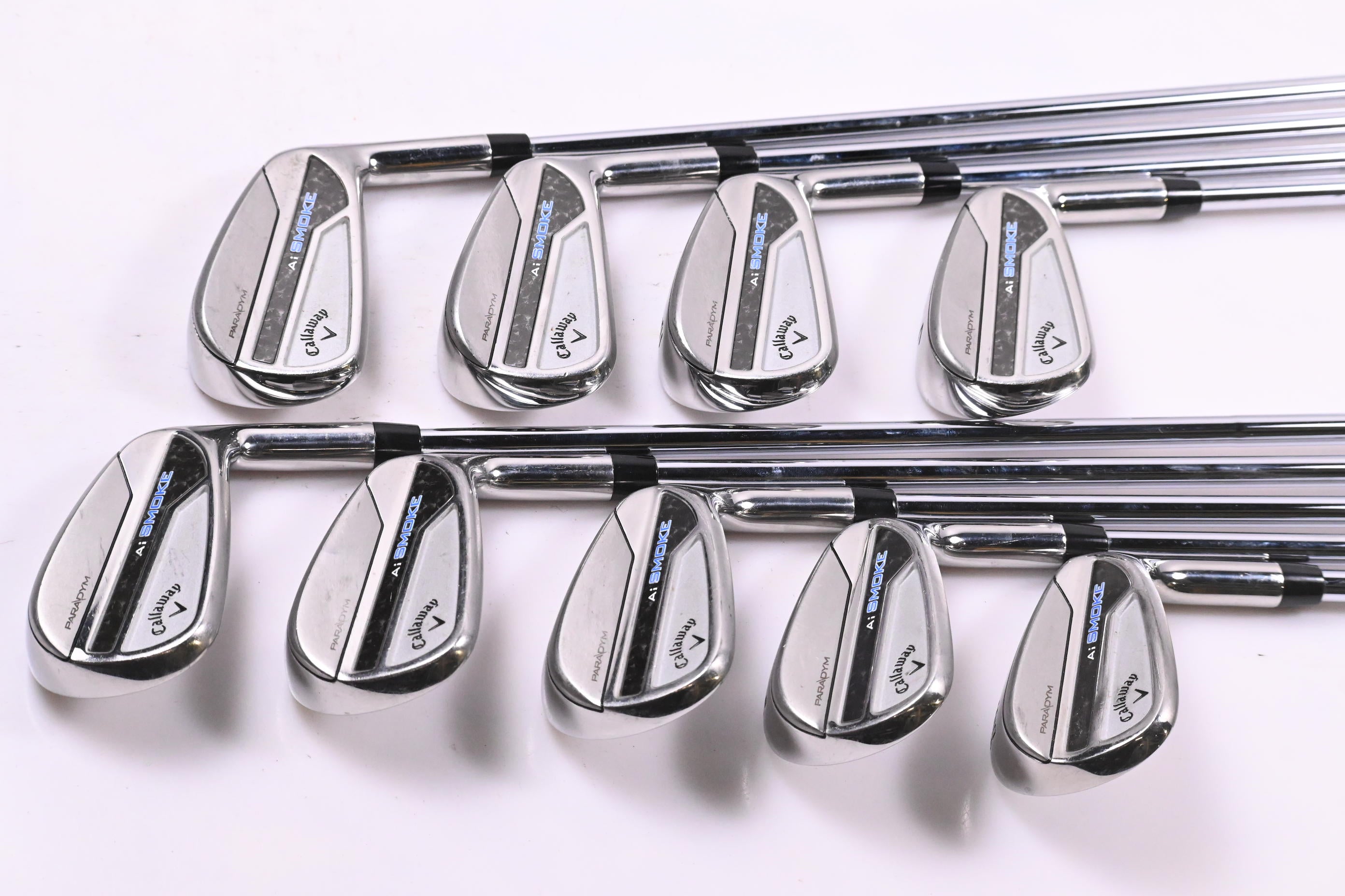 Callaway Paradym Ai Smoke Irons / 4-PW+AW+GW / Regular Flex Elevate MPH 85
