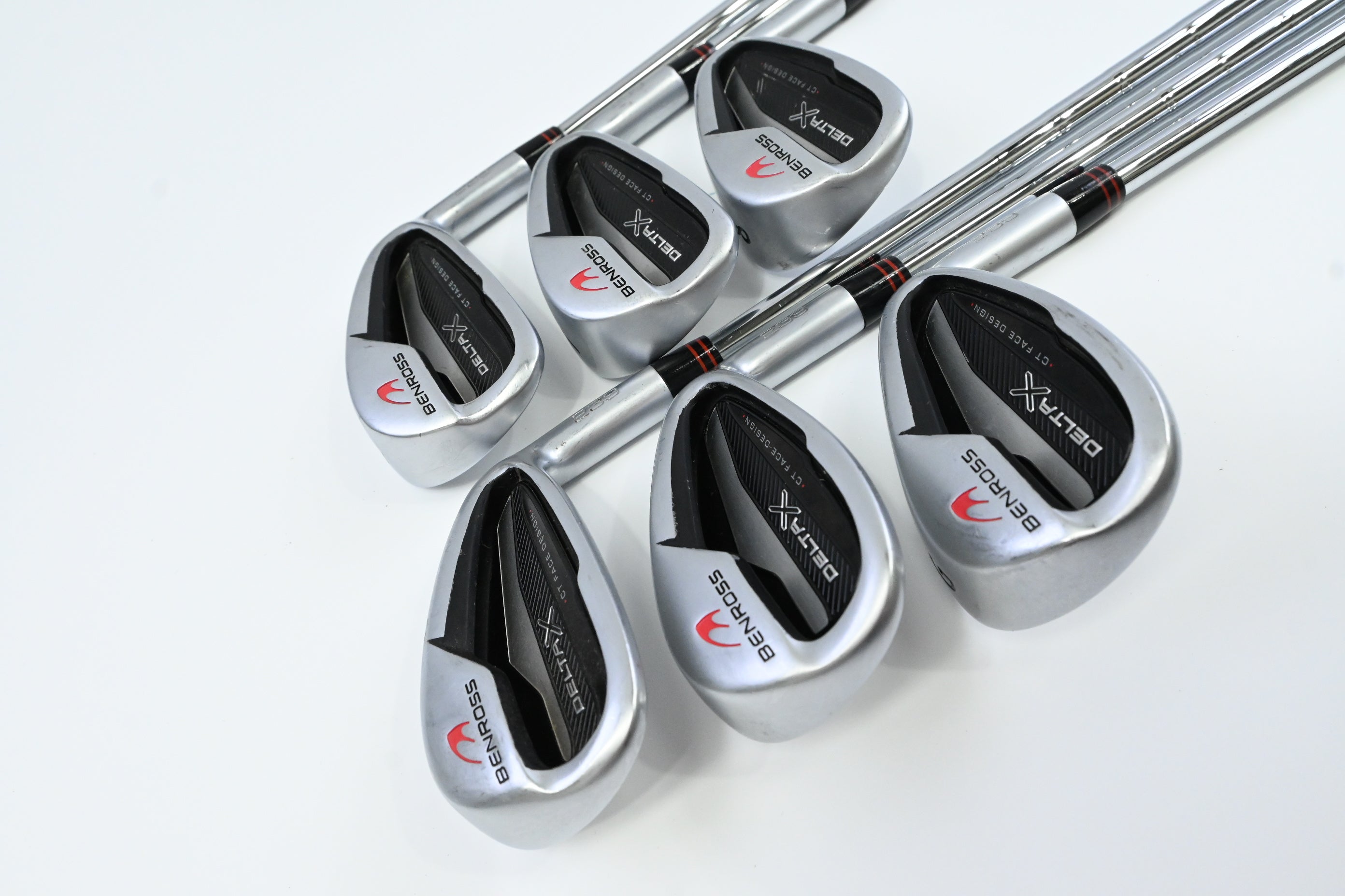 Benross Delta X Irons / 6-PW+GW / Stiff Flex KBS Tour 105 Shafts