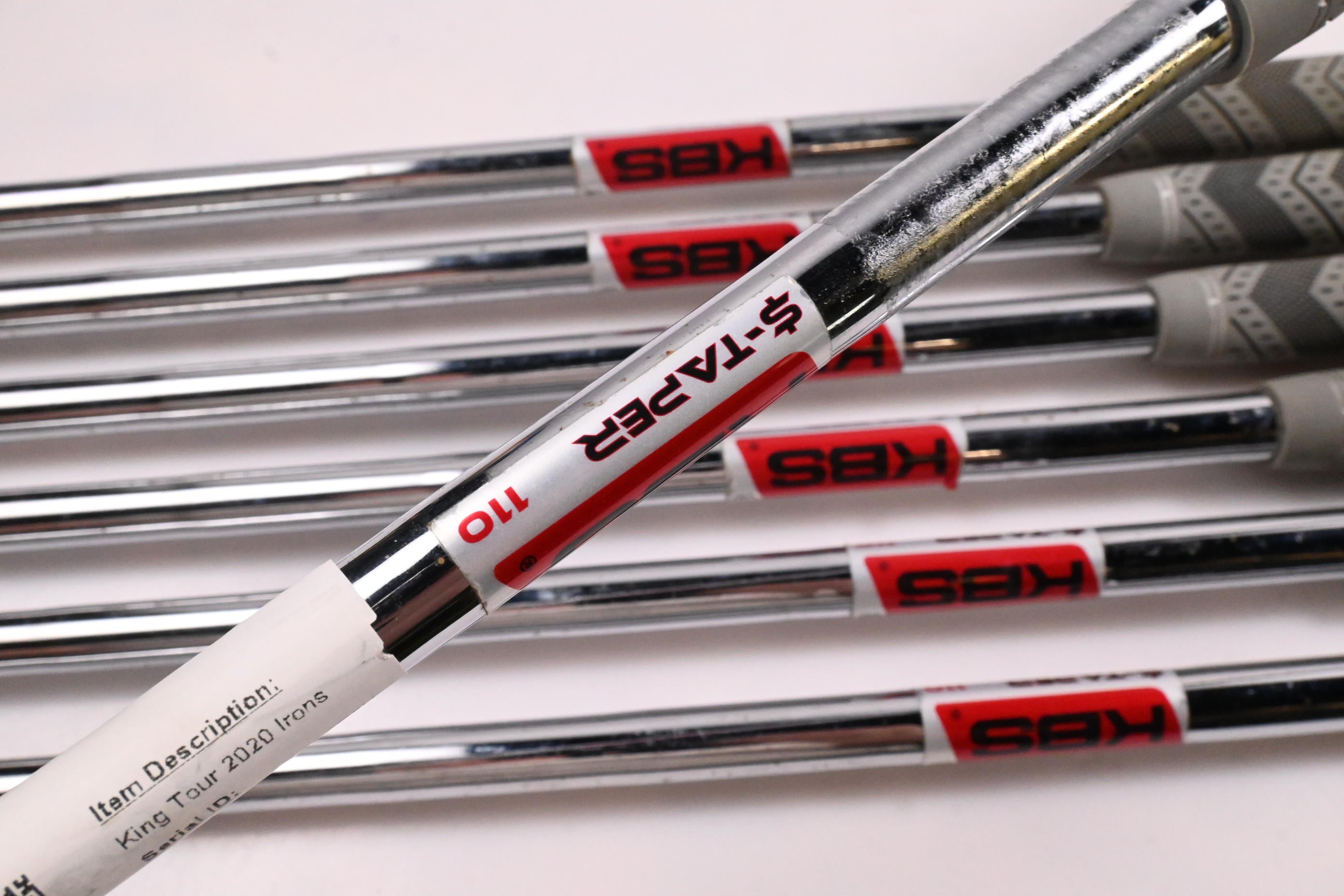 Cobra King Tour 2020 Irons / 4-PW / Regular Flex KBS $-Taper 110 Shafts