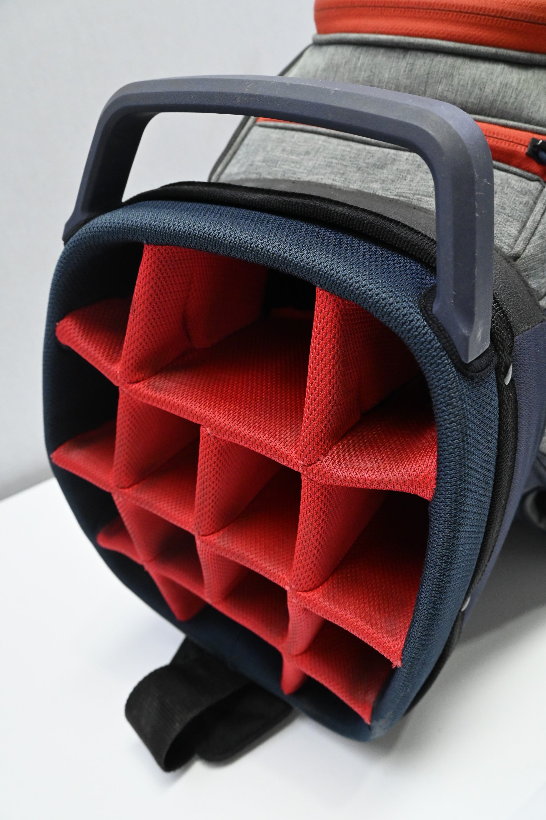Ping Traverse Cart Bag / 14-Way / Grey, Navy, Orange