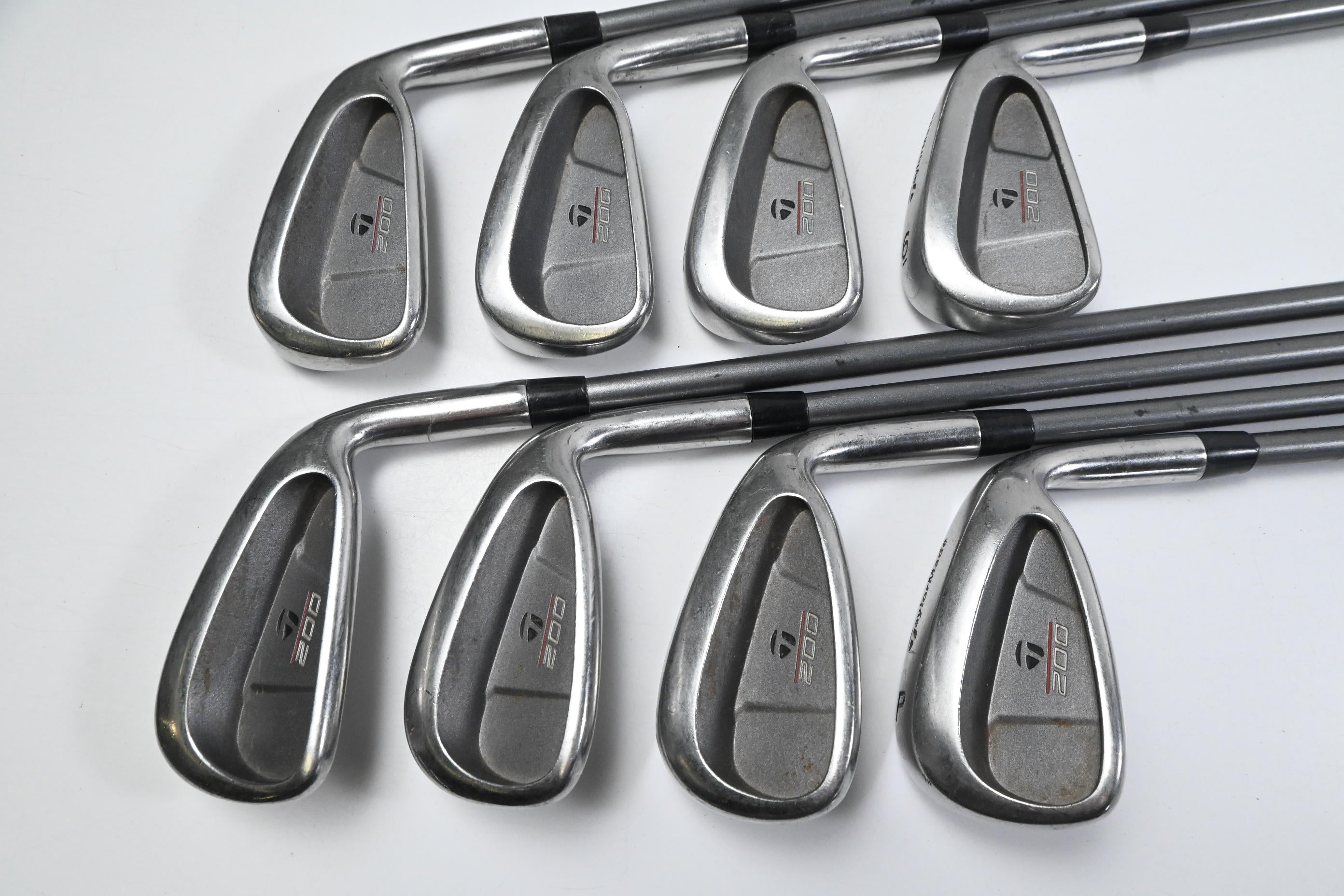 Taylormade 200 Steel Irons / 3-PW / Regular Flex Taylormade Lite 80 Shafts