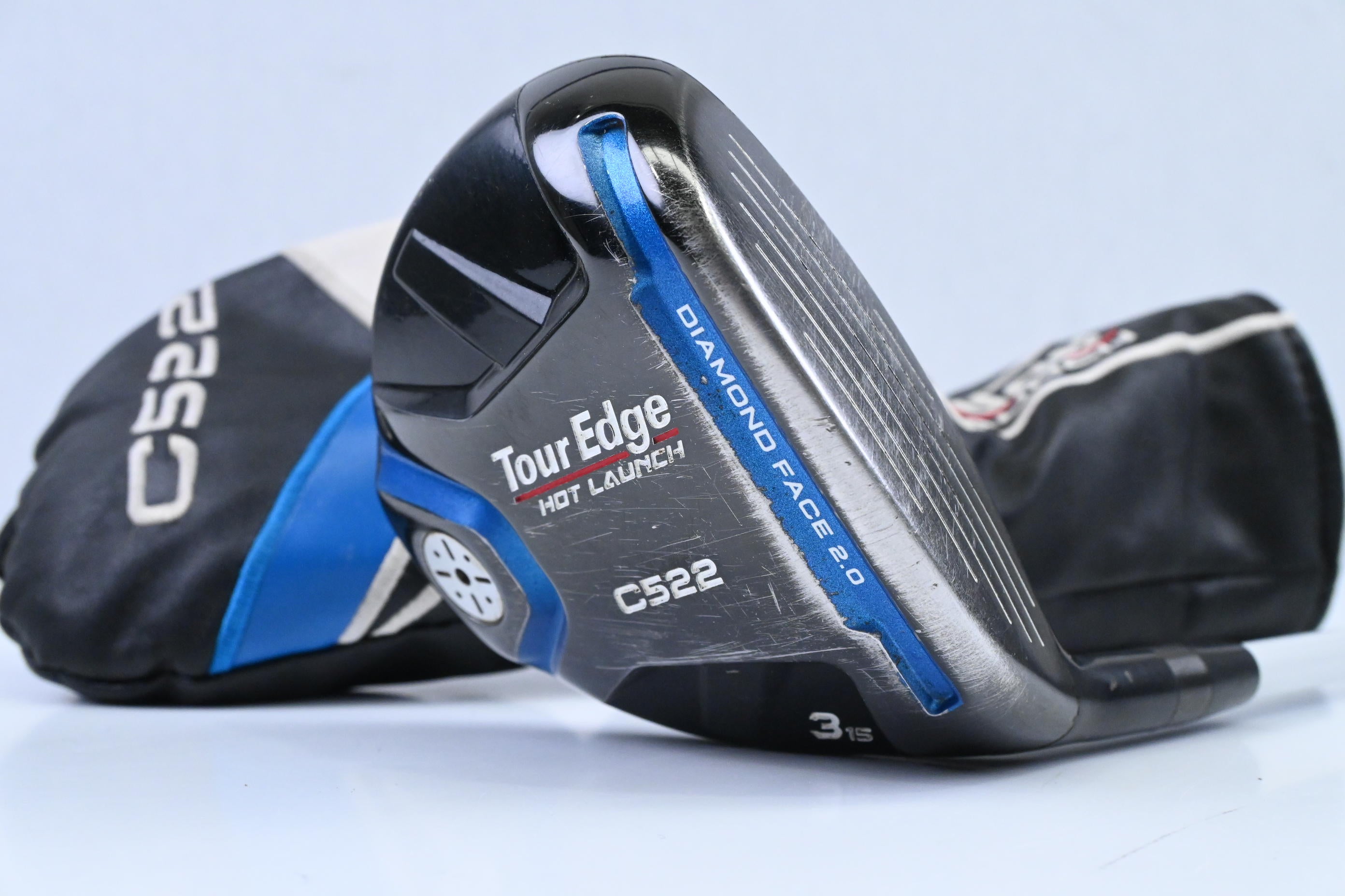 Tour Edge C522 #3 Wood / 15 Degree / Stiff Flex Fubuki HL 55 Shaft