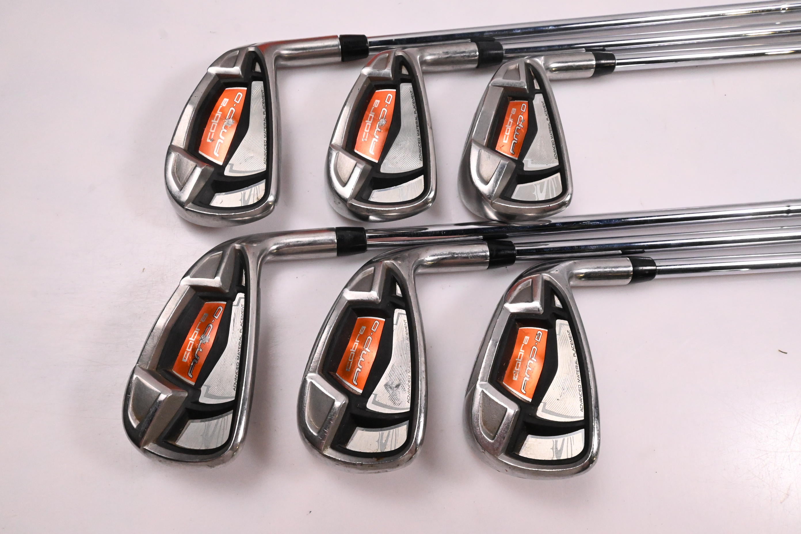Cobra AMP-D Irons / 4-9i / Regular Flex Cobra Shafts