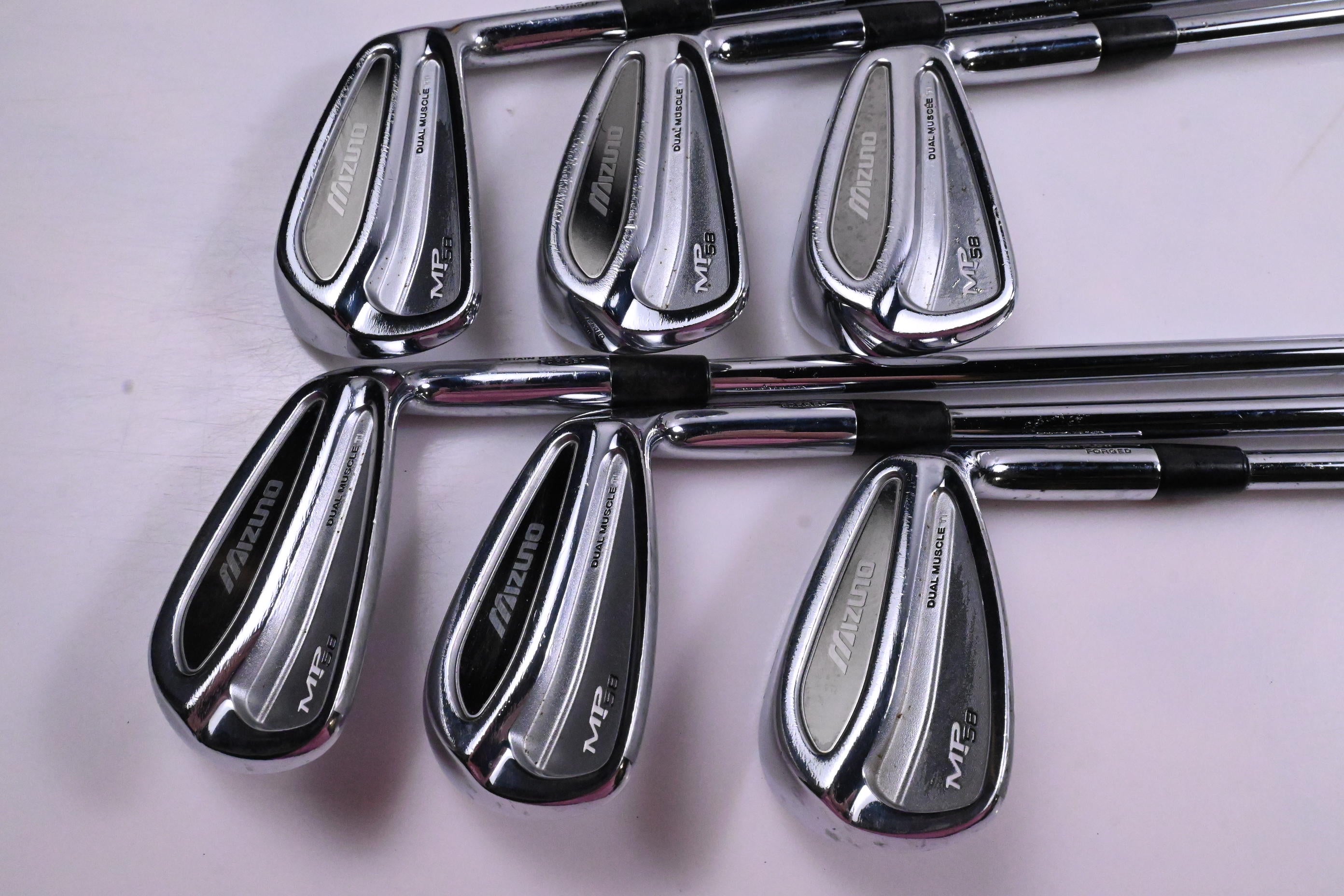 Mizuno MP-58 Irons / 5-PW / Stiff Flex Dynamic Gold S300 Shafts