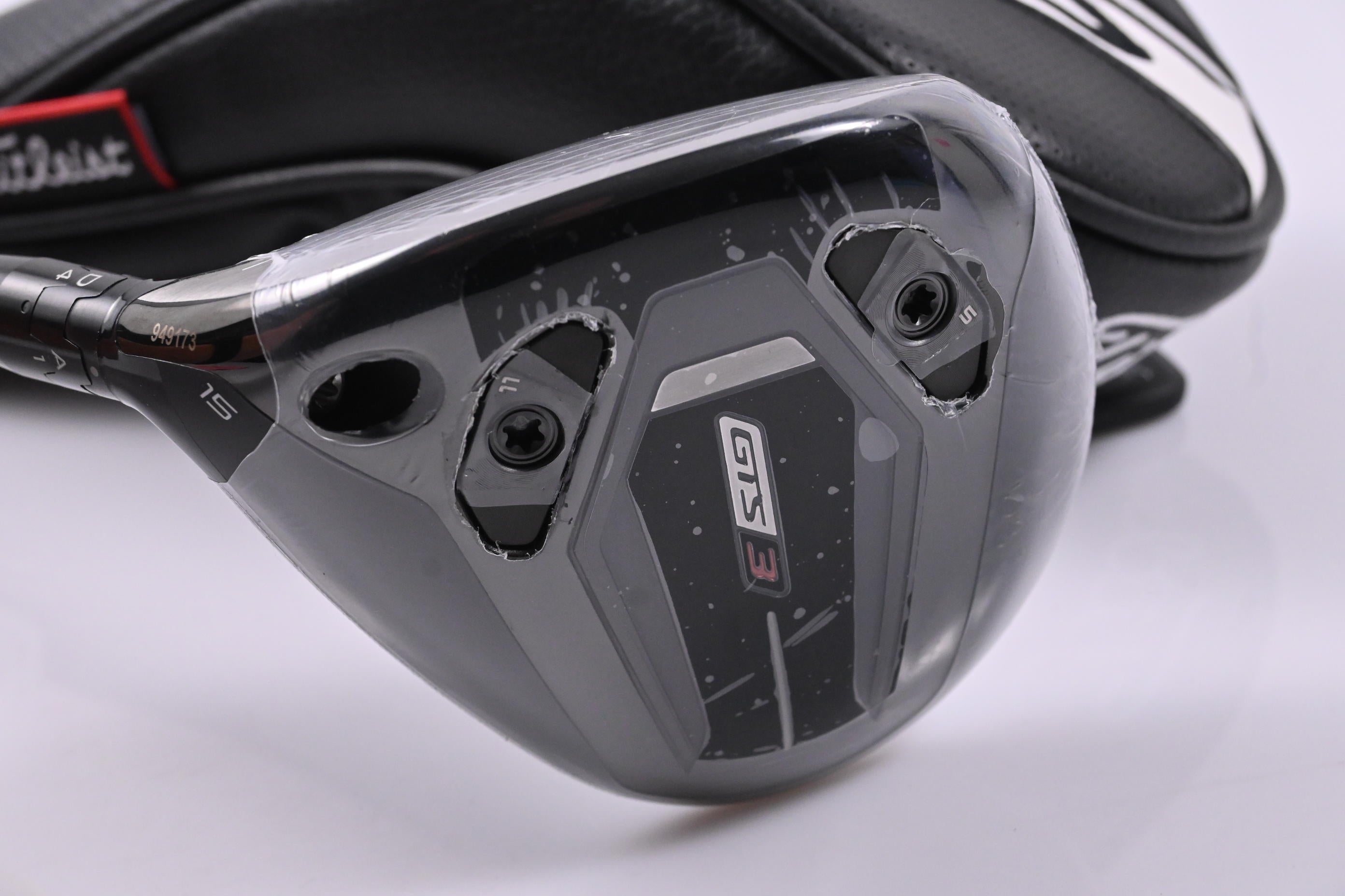 Left Hand Titleist GTS3 #3 Wood / 15 Degree / Stiff Flex HZRDUS Gen5 Black 70
