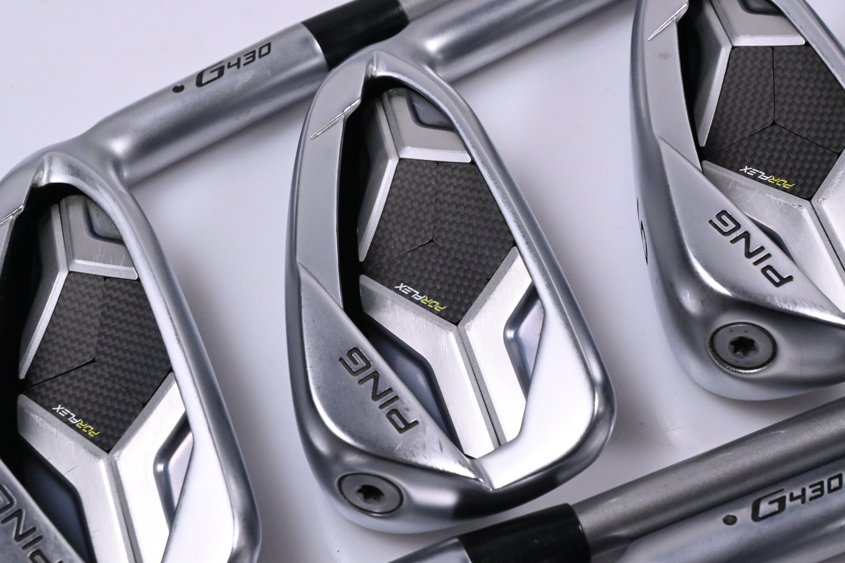 Ping G430 Irons / 4-PW+54 / Black Dot / Senior Flex Ping Alta Quick 45 Shafts