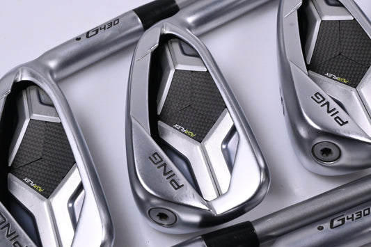 Ping G430 Irons / 4-PW+54 / Black Dot / Senior Flex Ping Alta Quick 45 Shafts