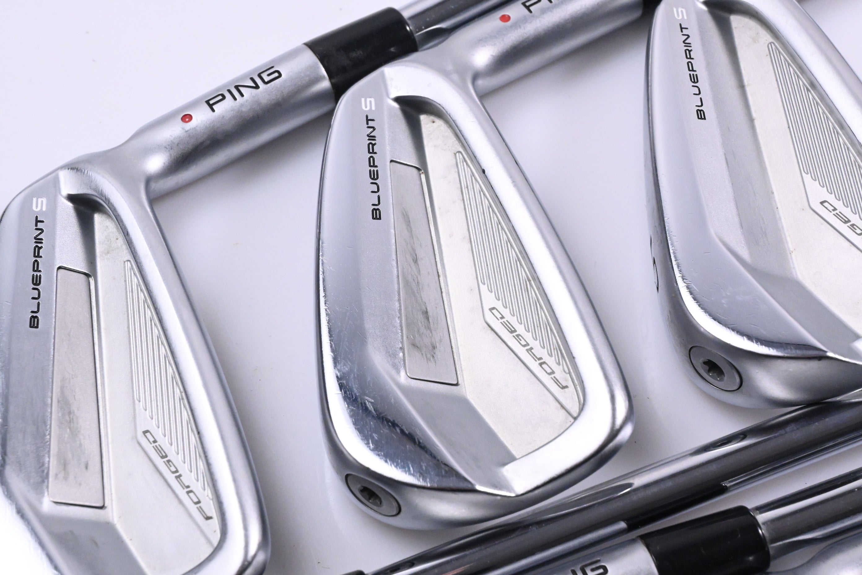 Ping Blueprint S Irons / 4-PW / Red Dot / X-Flex Dynamic Gold Mid 115 X100
