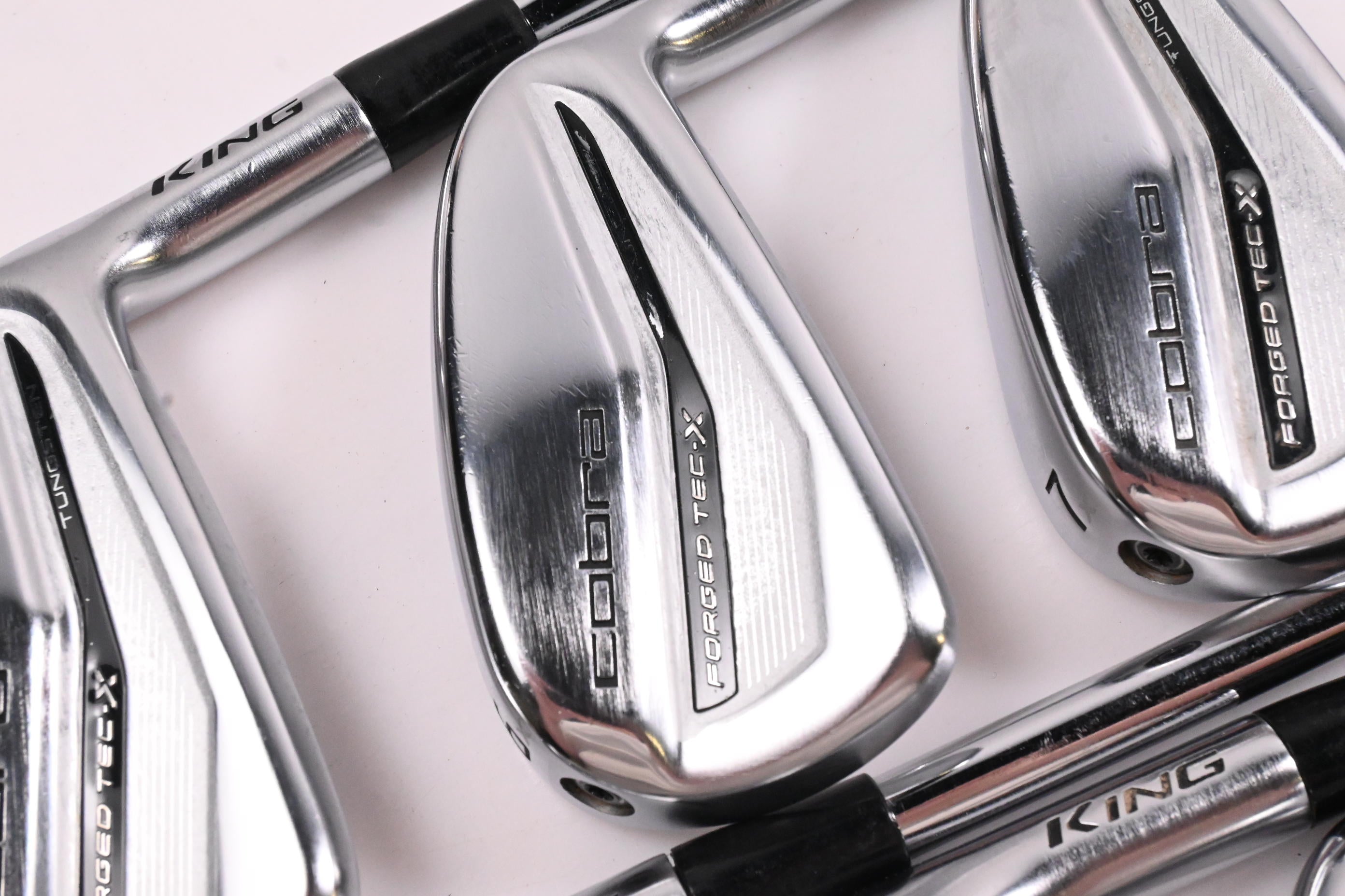 Cobra Forged Tec X 2022 Irons / 5-PW / Stiff Flex KBS Tour Lite Shafts