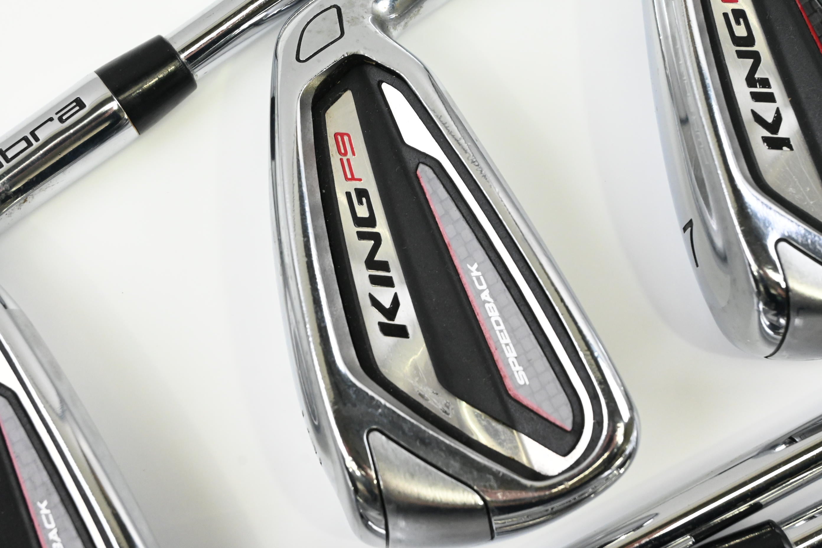 Cobra King F9 Irons / 5-PW+SW / Regular Flex KBS Tour 90 Shaft