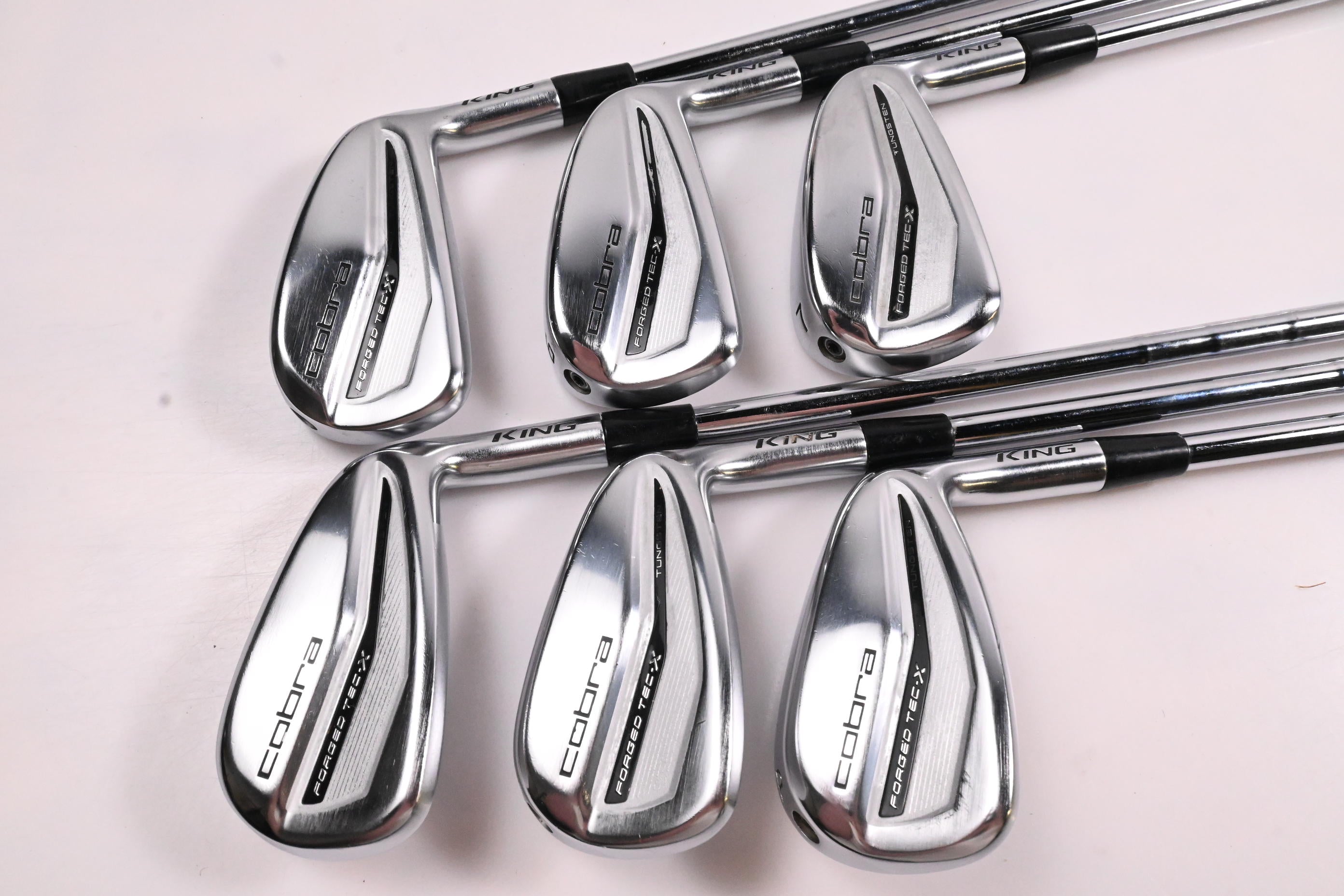 Cobra Forged Tec X 2022 Irons / 5-PW / Stiff Flex KBS Tour Lite Shafts