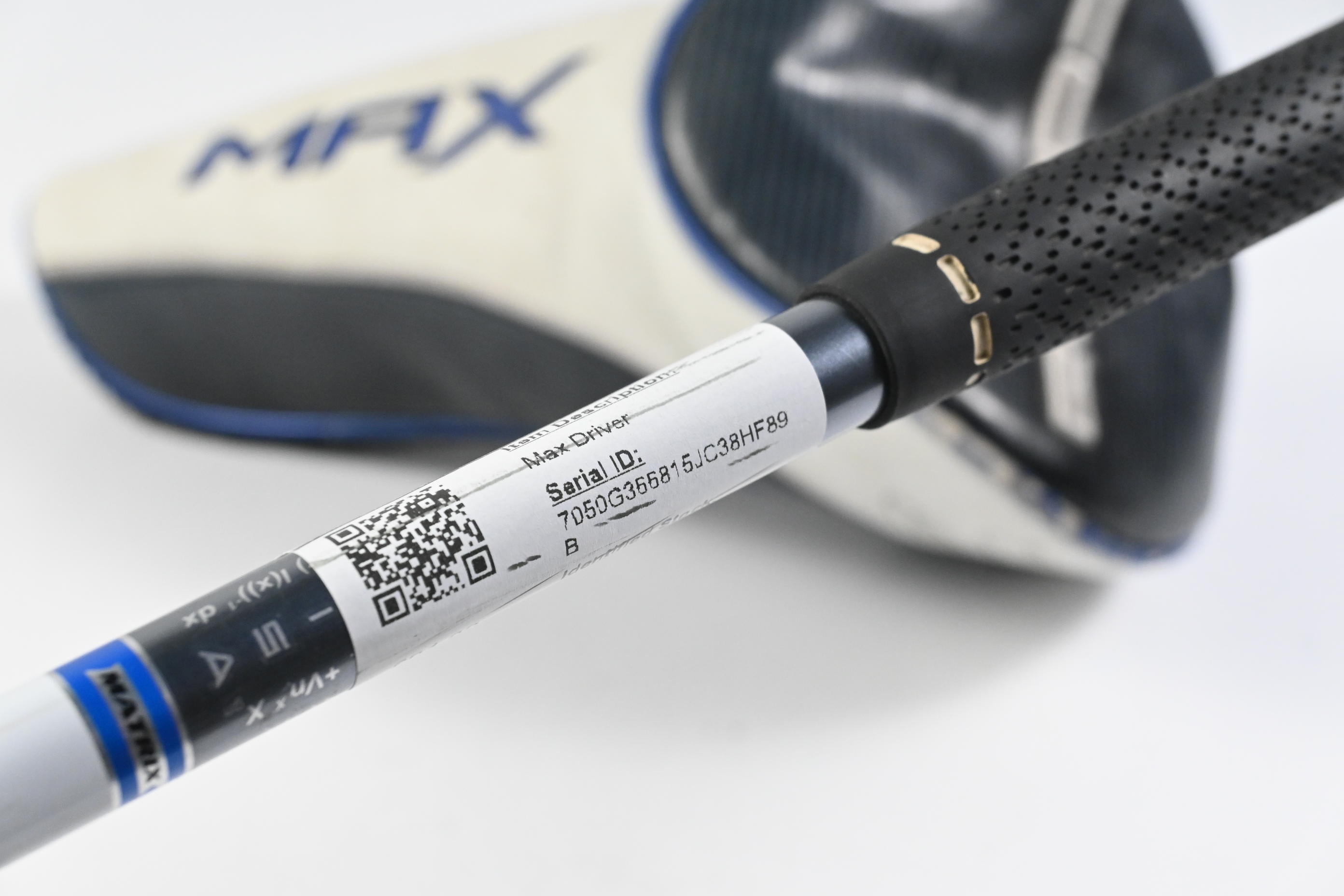 Left Hand Cobra Max Driver / 10.5 Degree / Regular Flex Matrix MFS Series White