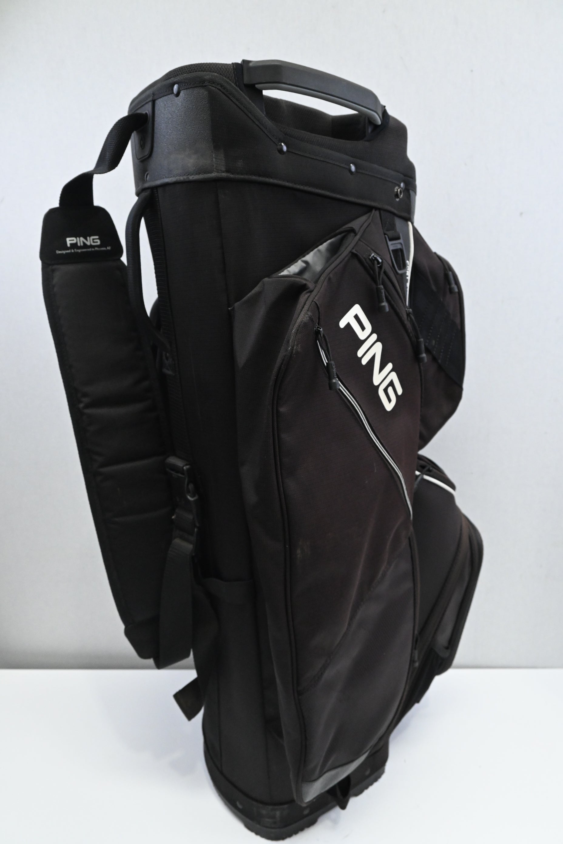 Ping Pioneer Cart Bag / 15-Way / Black, Brown