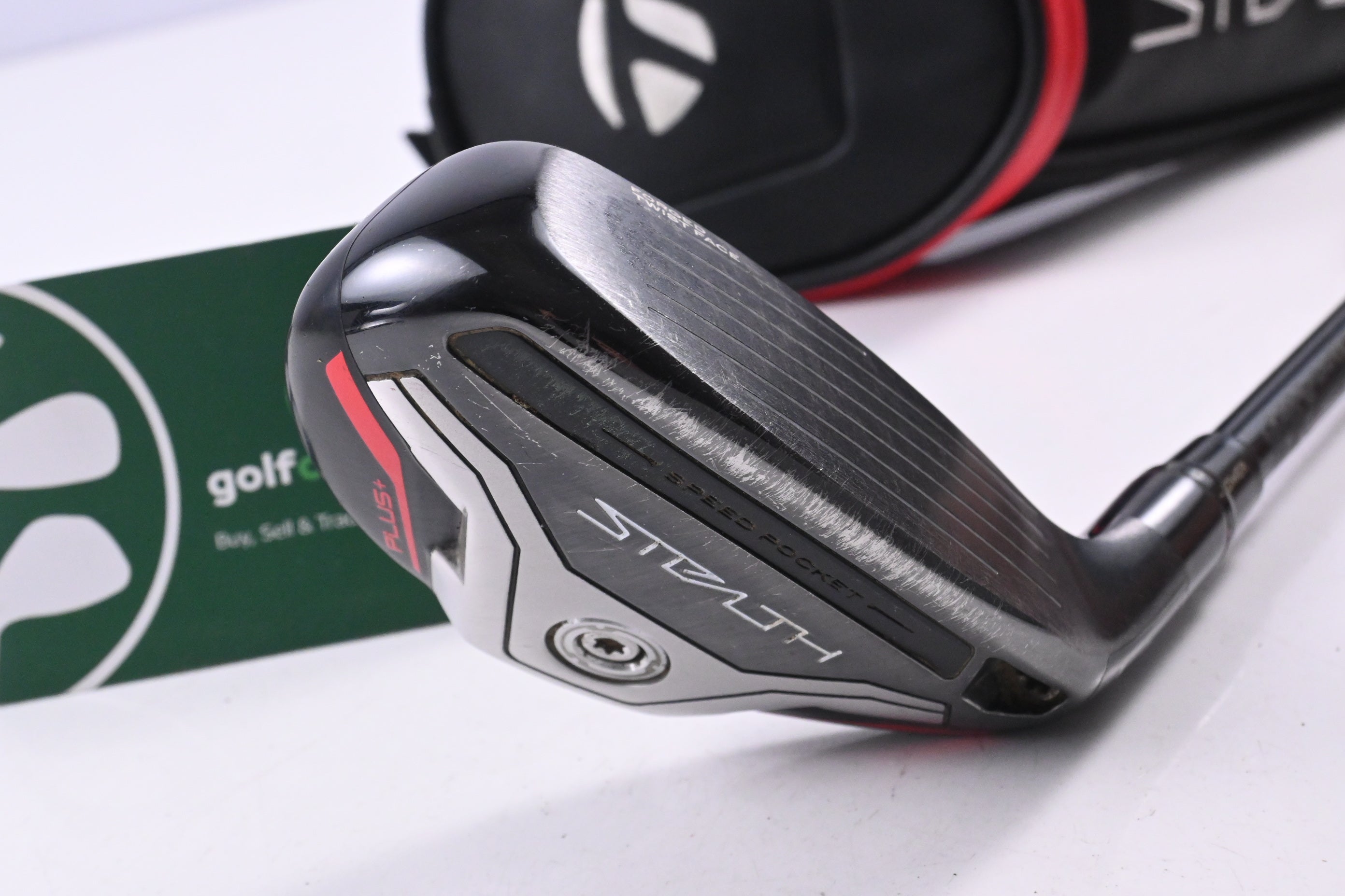 Taylormade Stealth Plus #3 Hybrid / 19.5 Degree / Stiff Flex Hzrdus Smoke Red 80