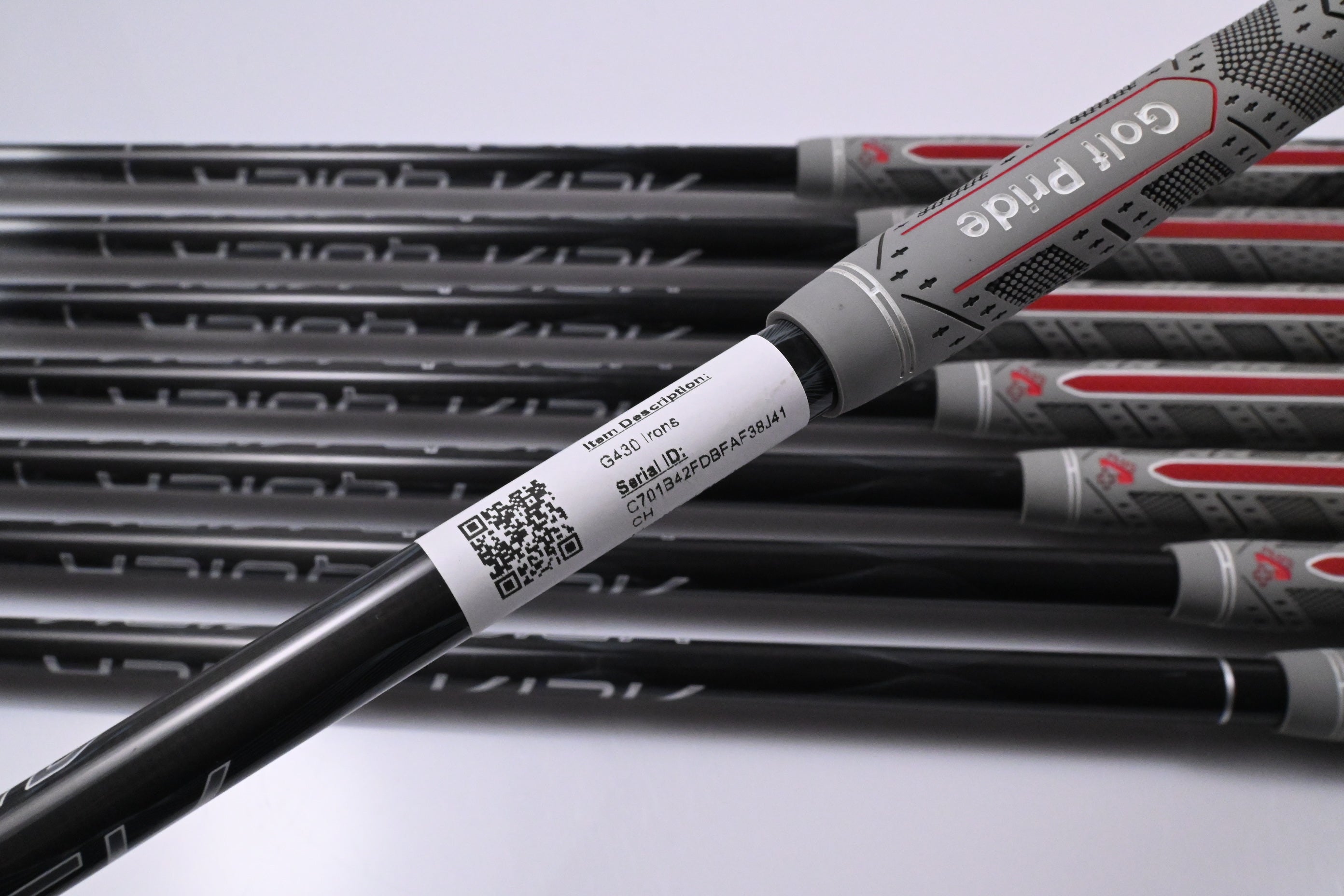 Ping G430 Irons / 4-PW+54 / Black Dot / Senior Flex Ping Alta Quick 45 Shafts