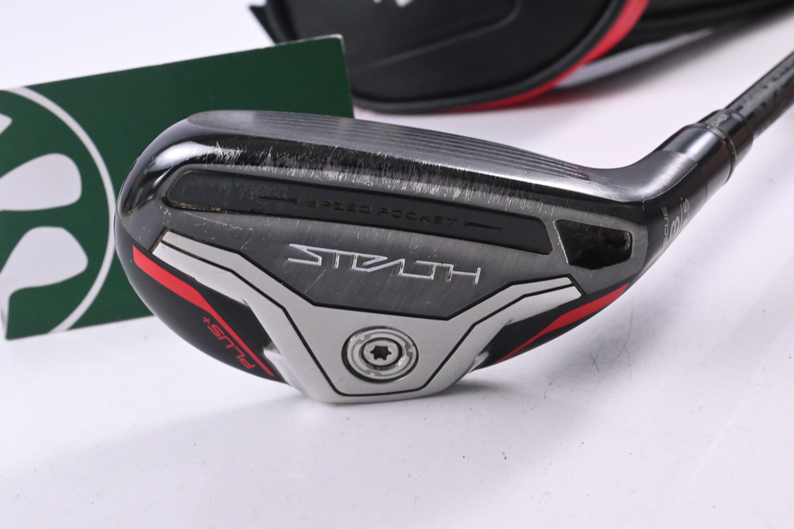 Taylormade Stealth Plus #3 Hybrid / 19.5 Degree / Stiff Flex Hzrdus Smoke Red 80