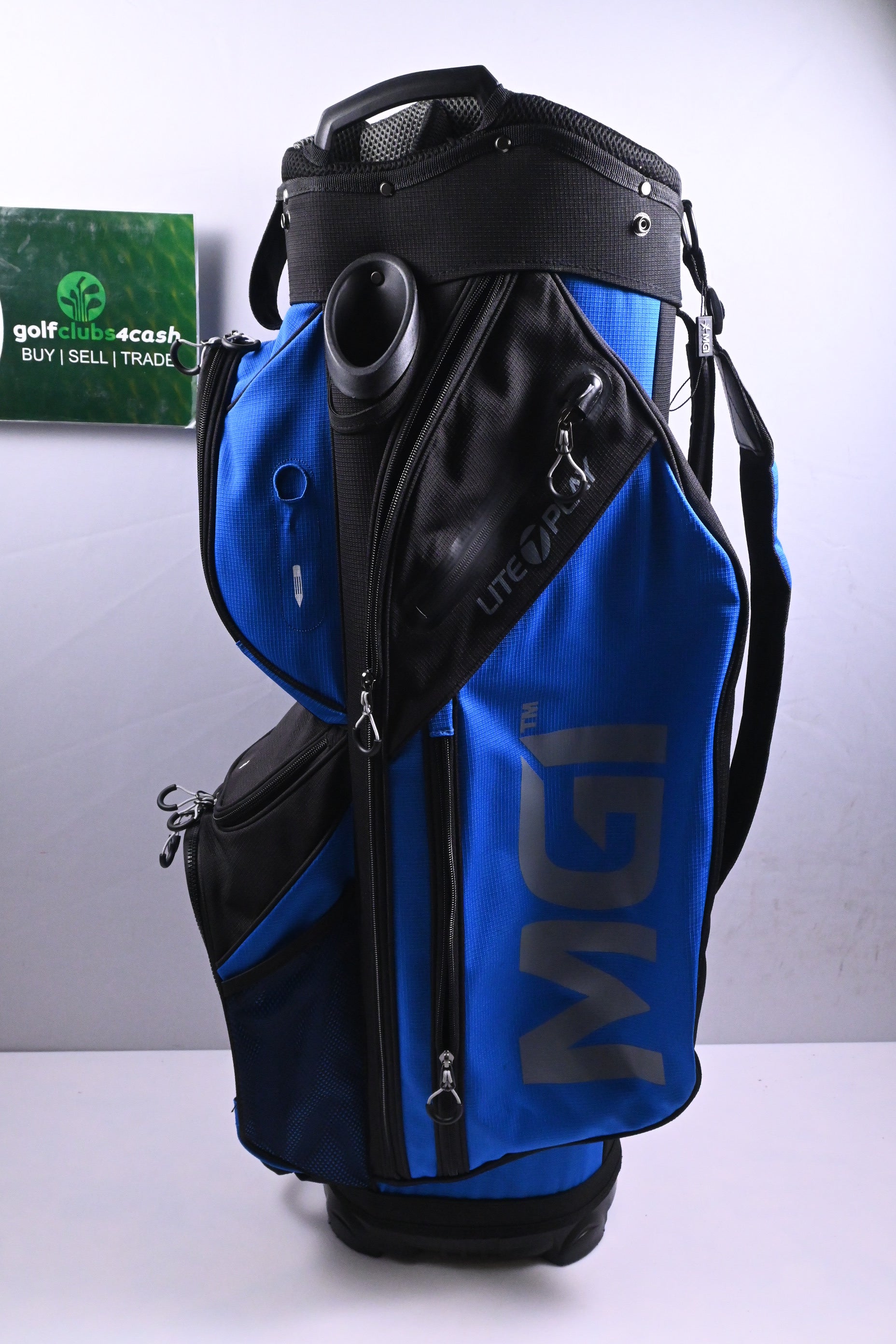 MGI Lite Play Cart Bag / 14-Way Divider / Black & Blue