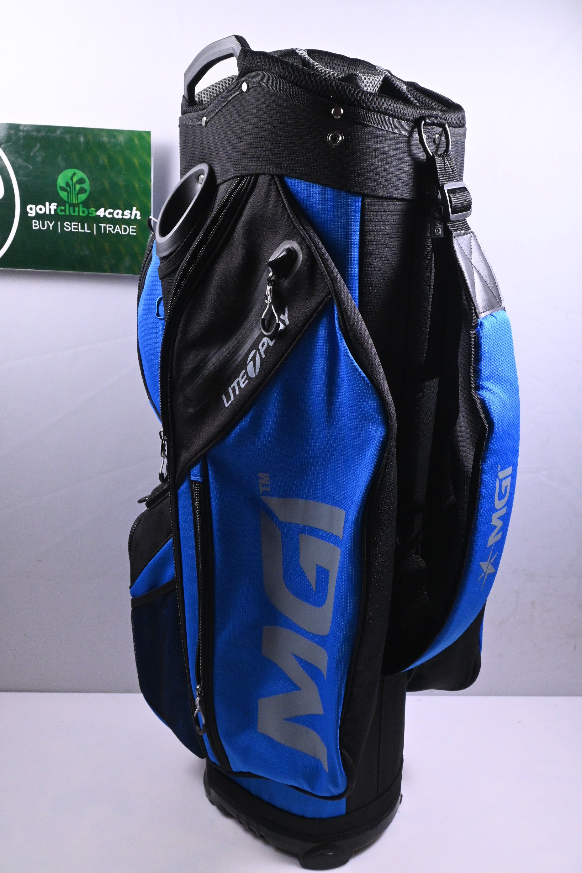 MGI Lite Play Cart Bag / 14-Way Divider / Black & Blue