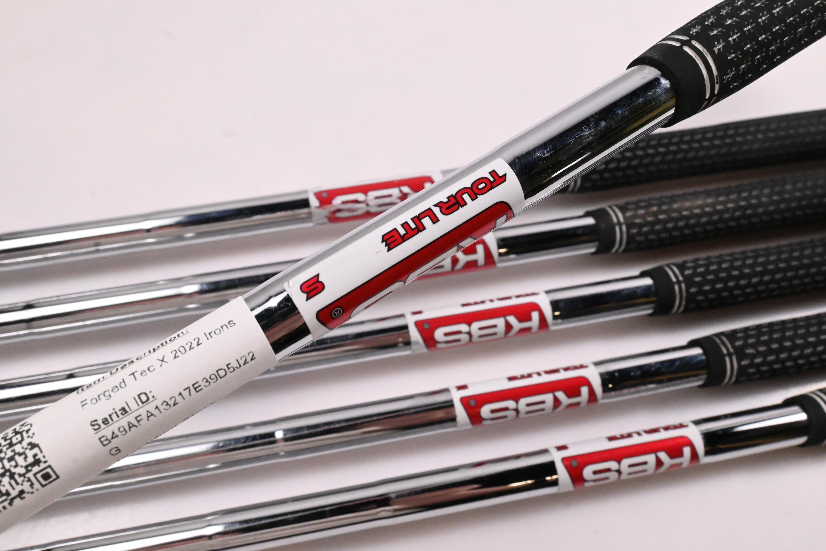 Cobra Forged Tec X 2022 Irons / 5-PW / Stiff Flex KBS Tour Lite Shafts