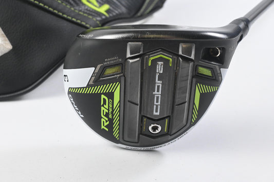 Cobra King Radspeed #3 Wood / 14.5 Degree / Senior Flex Evenflow Riptide CB 40