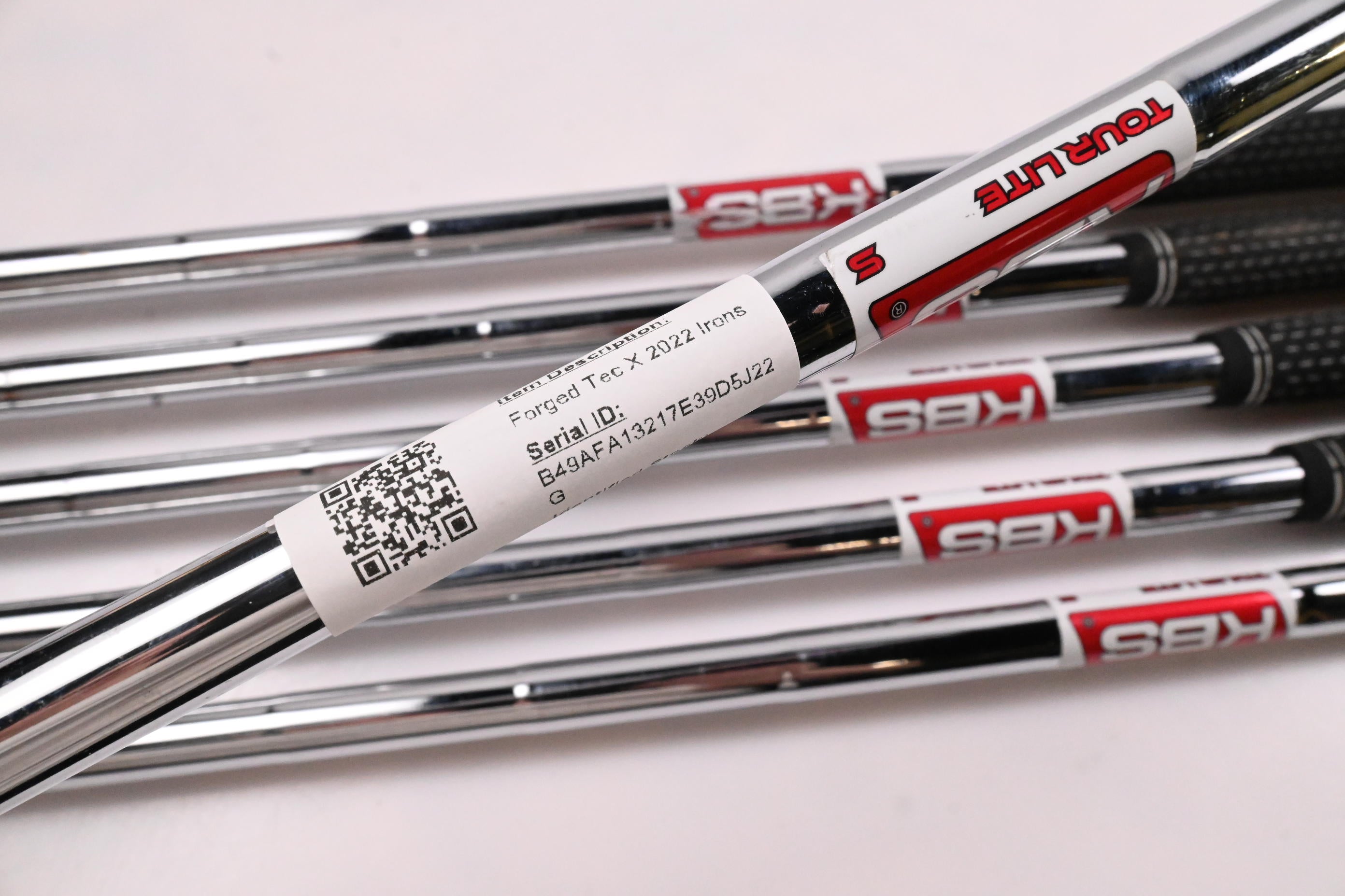 Cobra Forged Tec X 2022 Irons / 5-PW / Stiff Flex KBS Tour Lite Shafts