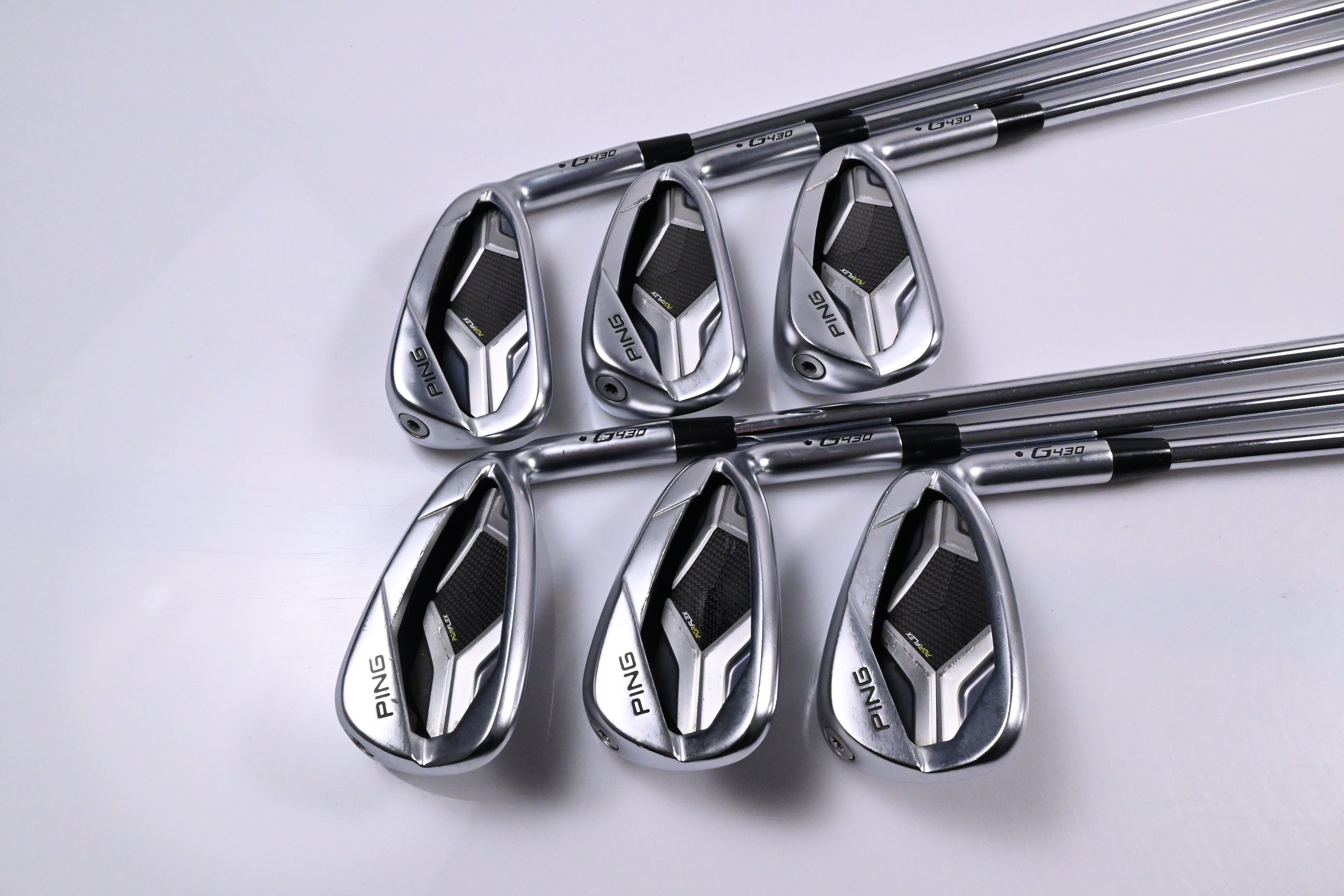 Ping G430 Irons / 5-PW / Black Dot / Regular Flex Elevate MPH 95 Shafts