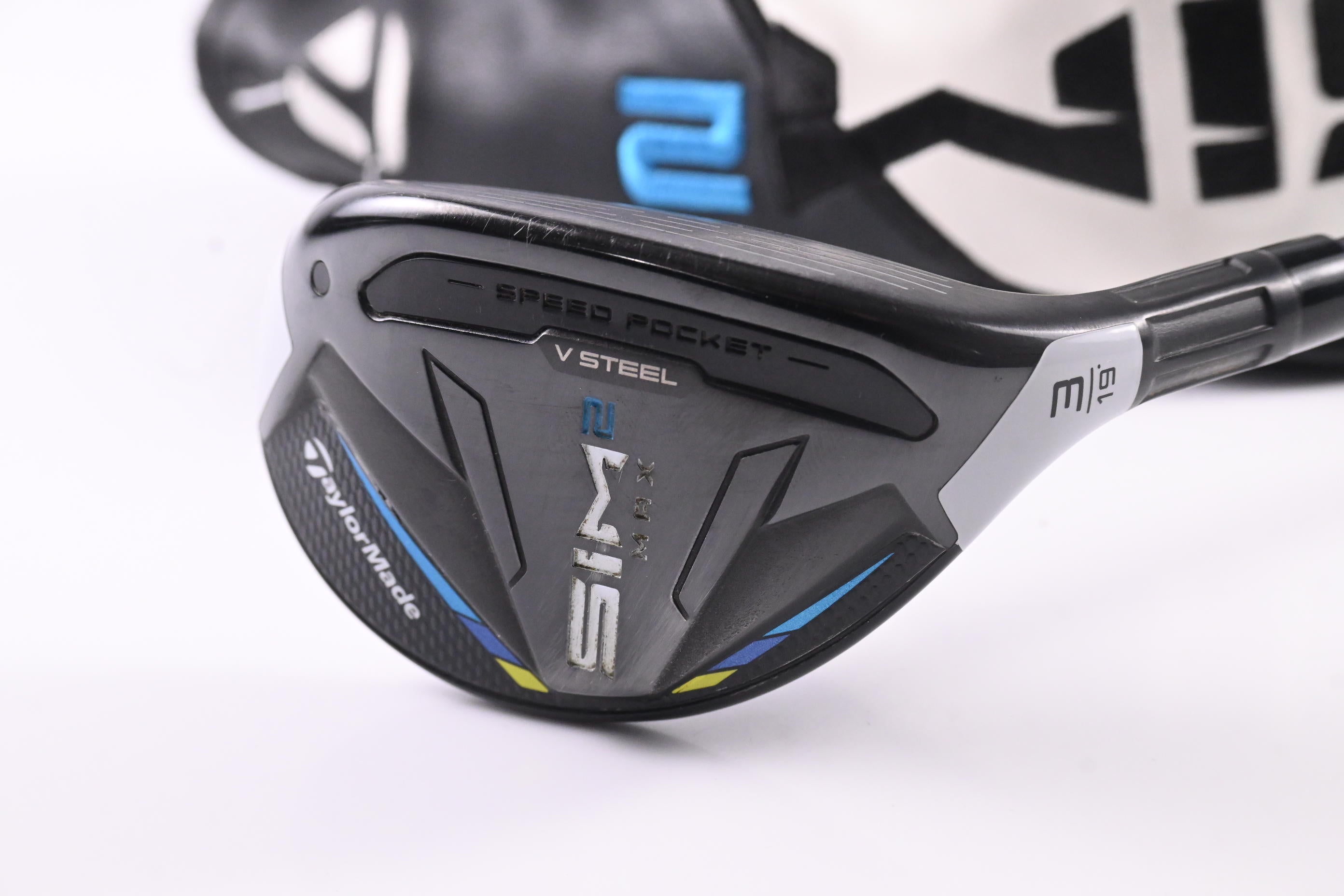 Taylormade SIM2 Max #3 Hybrid / 19 Degree / Regular Flex Ventus Blue 6 Shaft