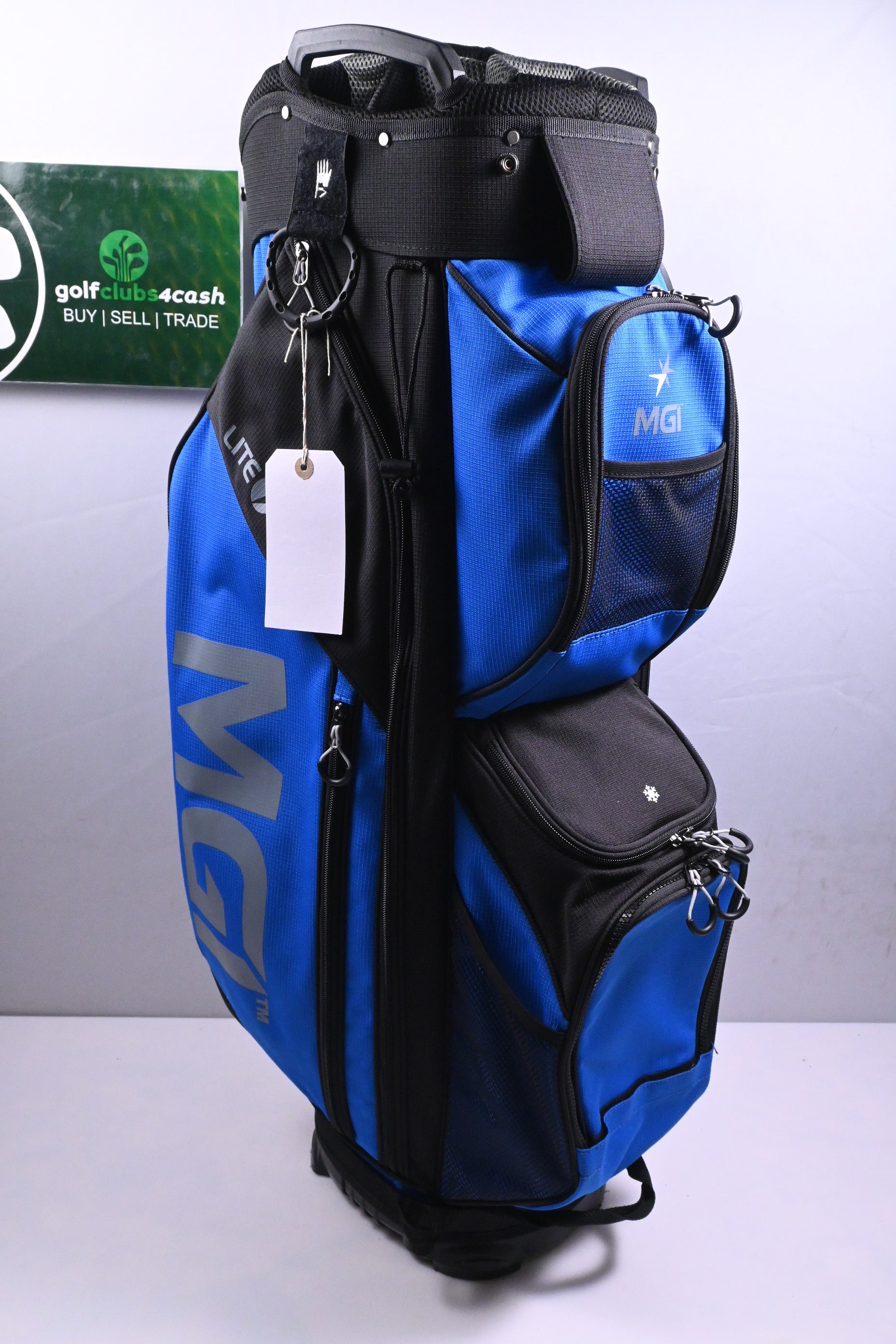 MGI Lite Play Cart Bag / 14-Way Divider / Black & Blue