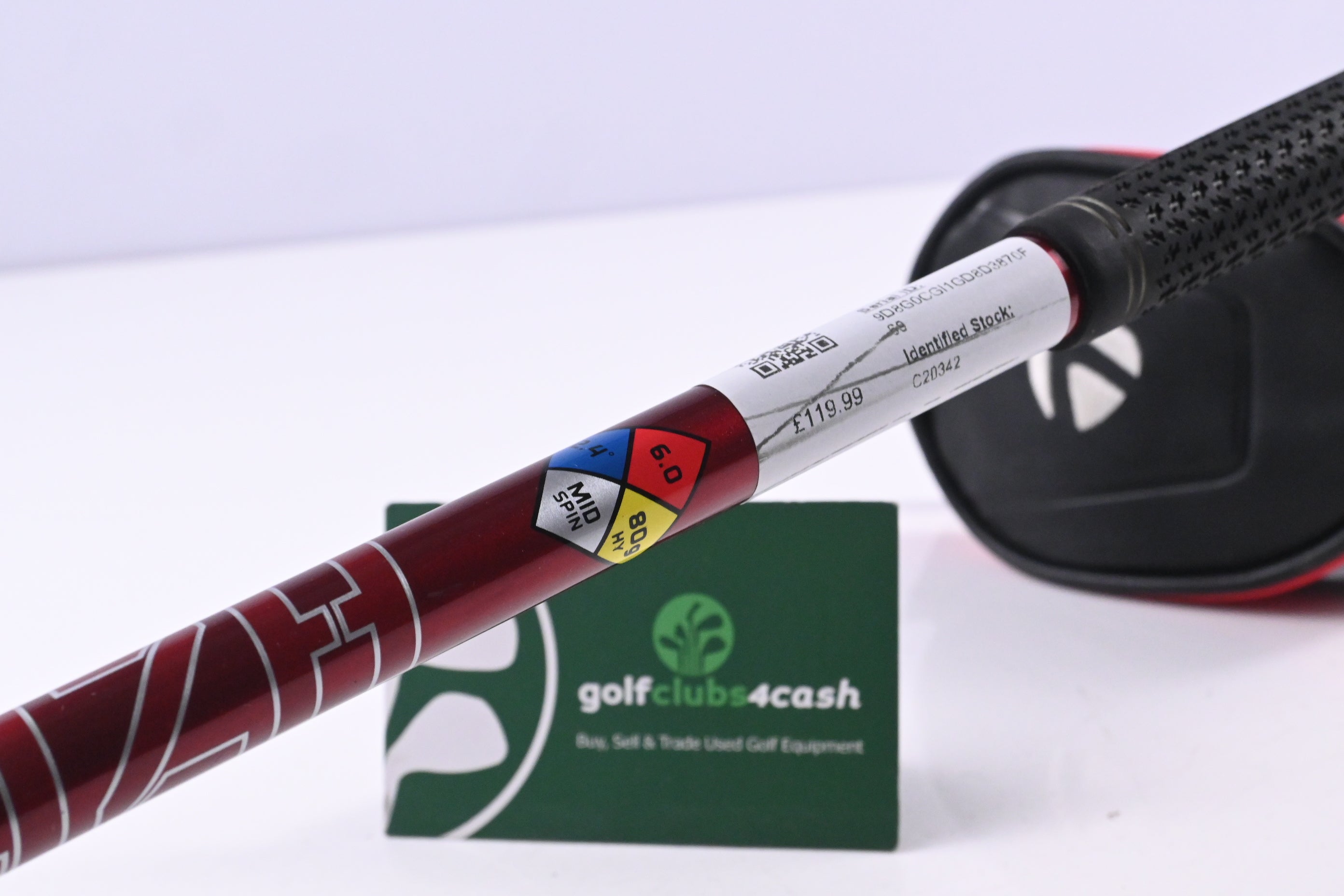 Taylormade Stealth Plus #3 Hybrid / 19.5 Degree / Stiff Flex Hzrdus Smoke Red 80